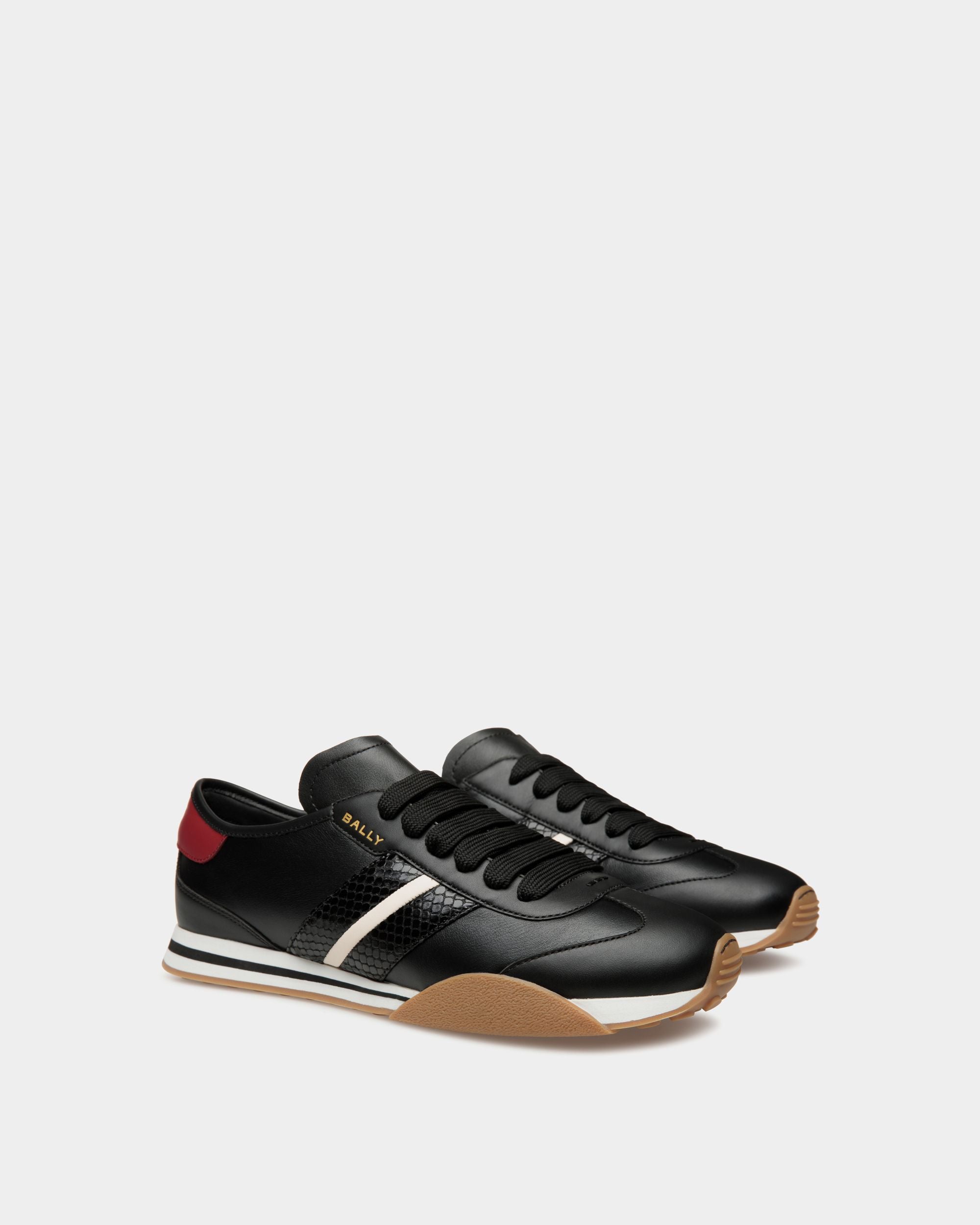 Bally Global - Sussex Sneaker In Black Leather - Black