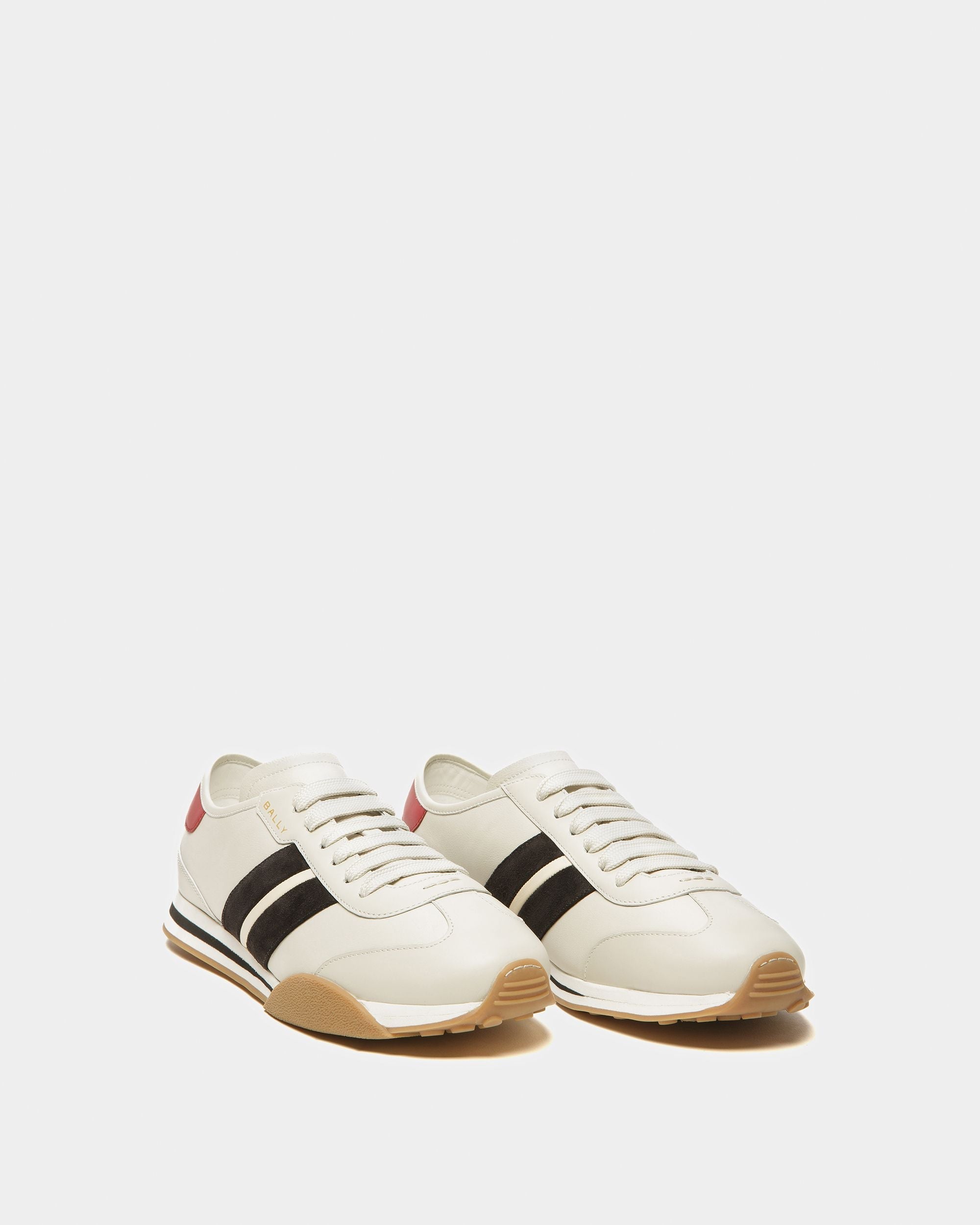 Bally Global - Sussex Sneakers In Dusty White Leather - Blanco