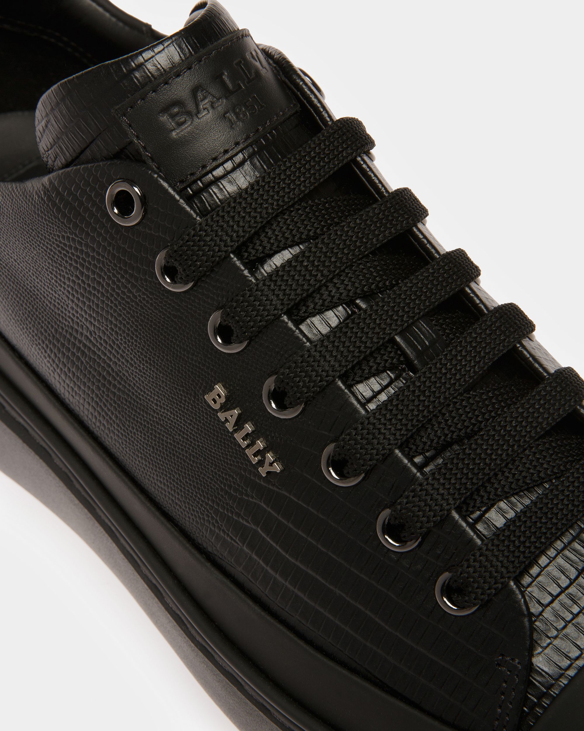 Bally Global - Maily Zapatillas De Piel En Negro - Negro