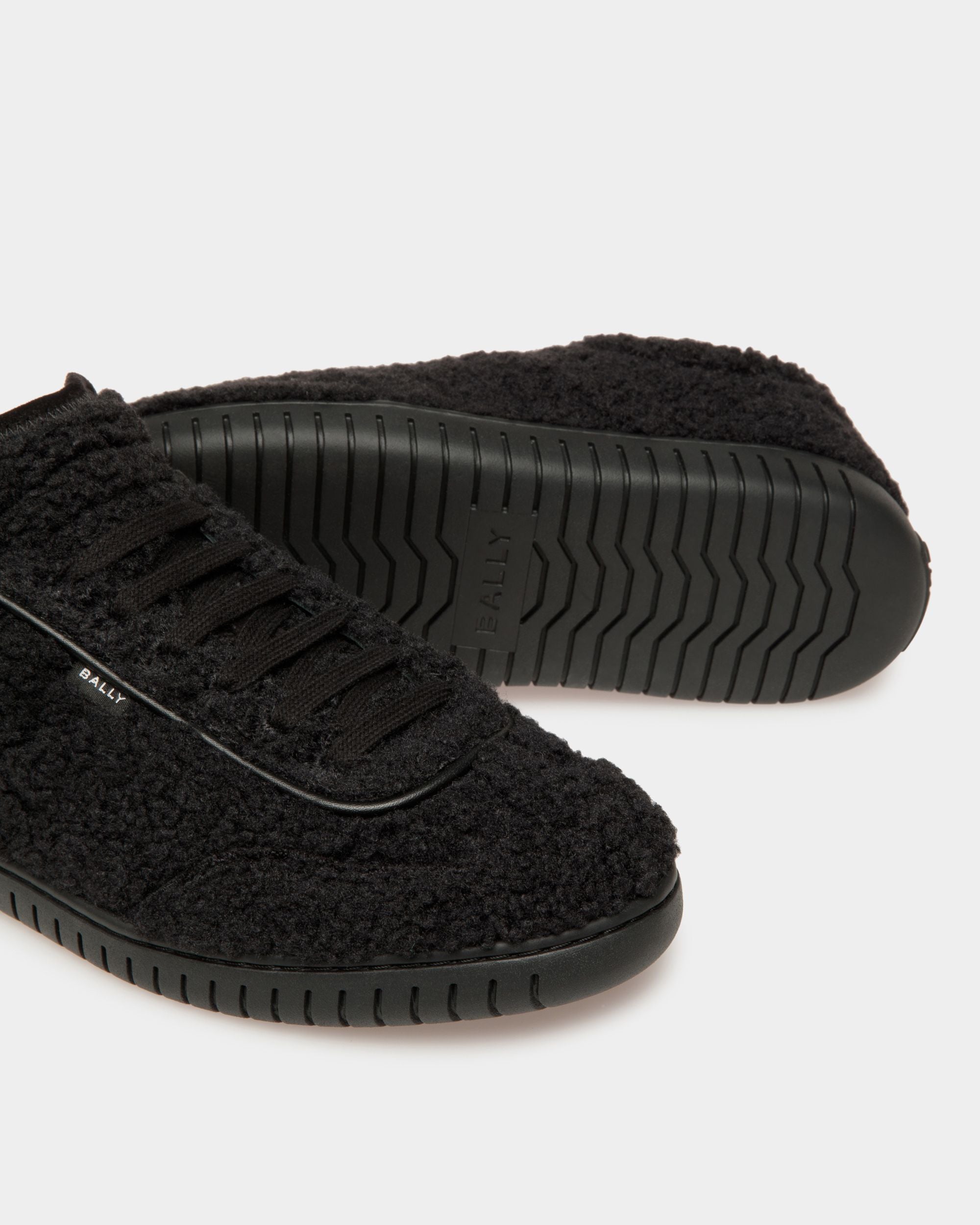 Bally Global - Player Sneakers In Black Synthetic Fur - Black