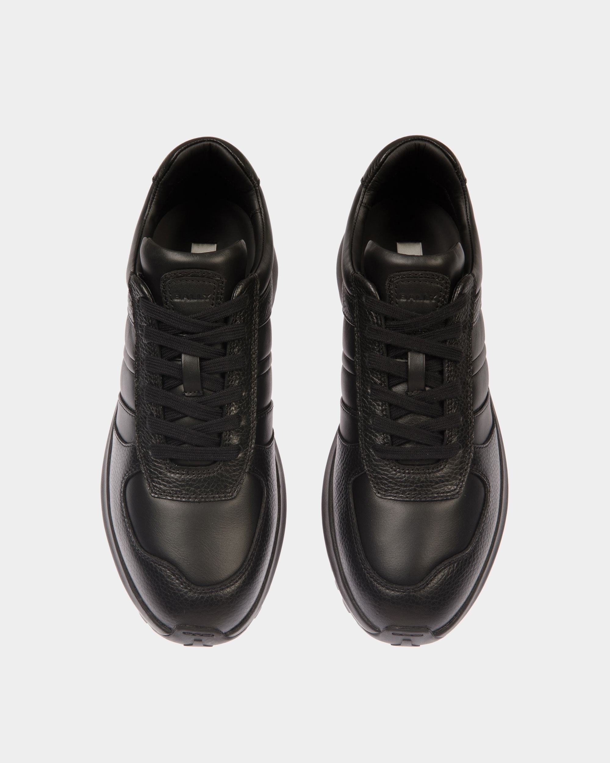 Bally Global - Sneaker Outline En Cuir Noir - Noir