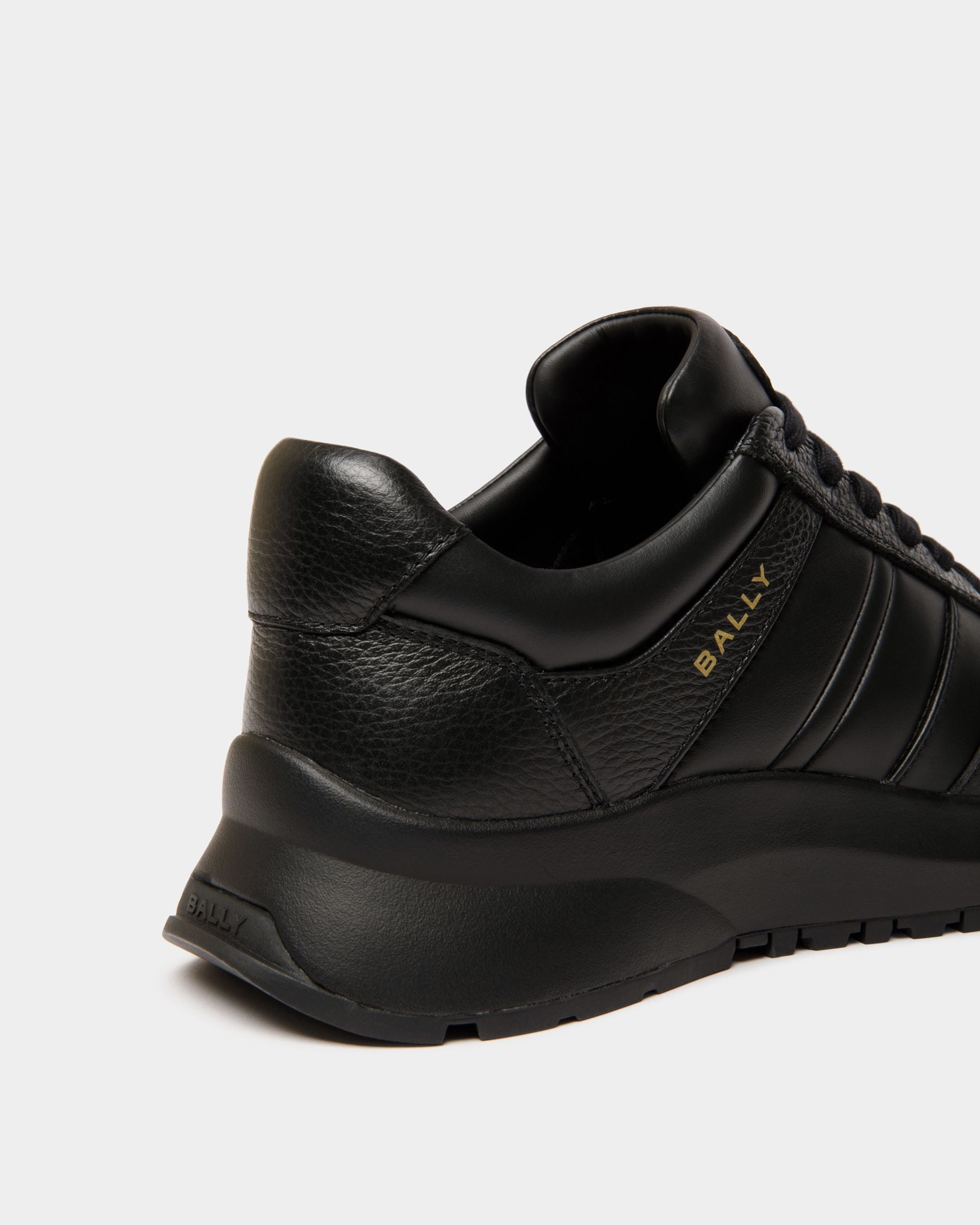 Bally Global - Sneaker Outline En Cuir Noir - Noir