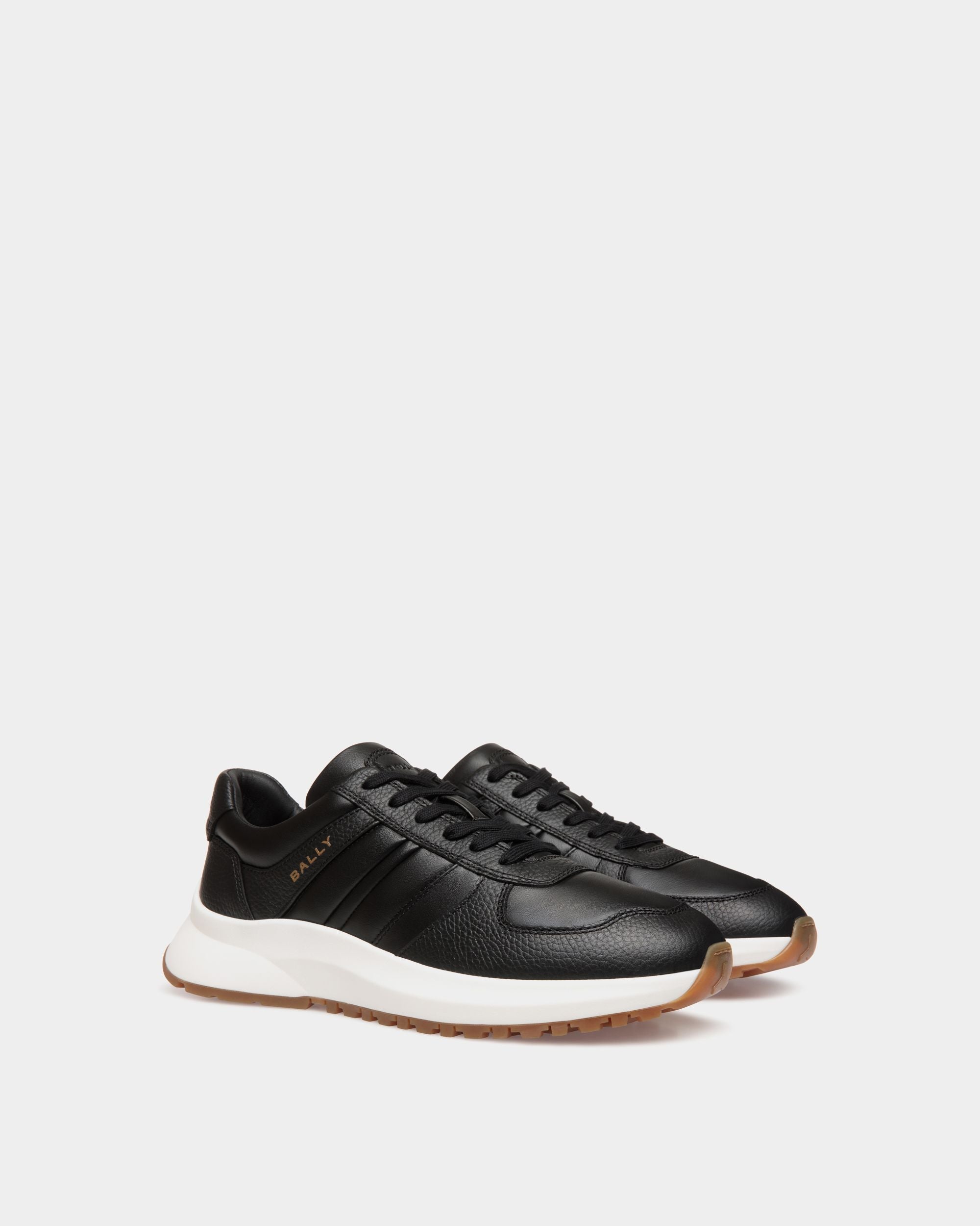 Bally Global - Outline Sneaker In Black Leather - Black