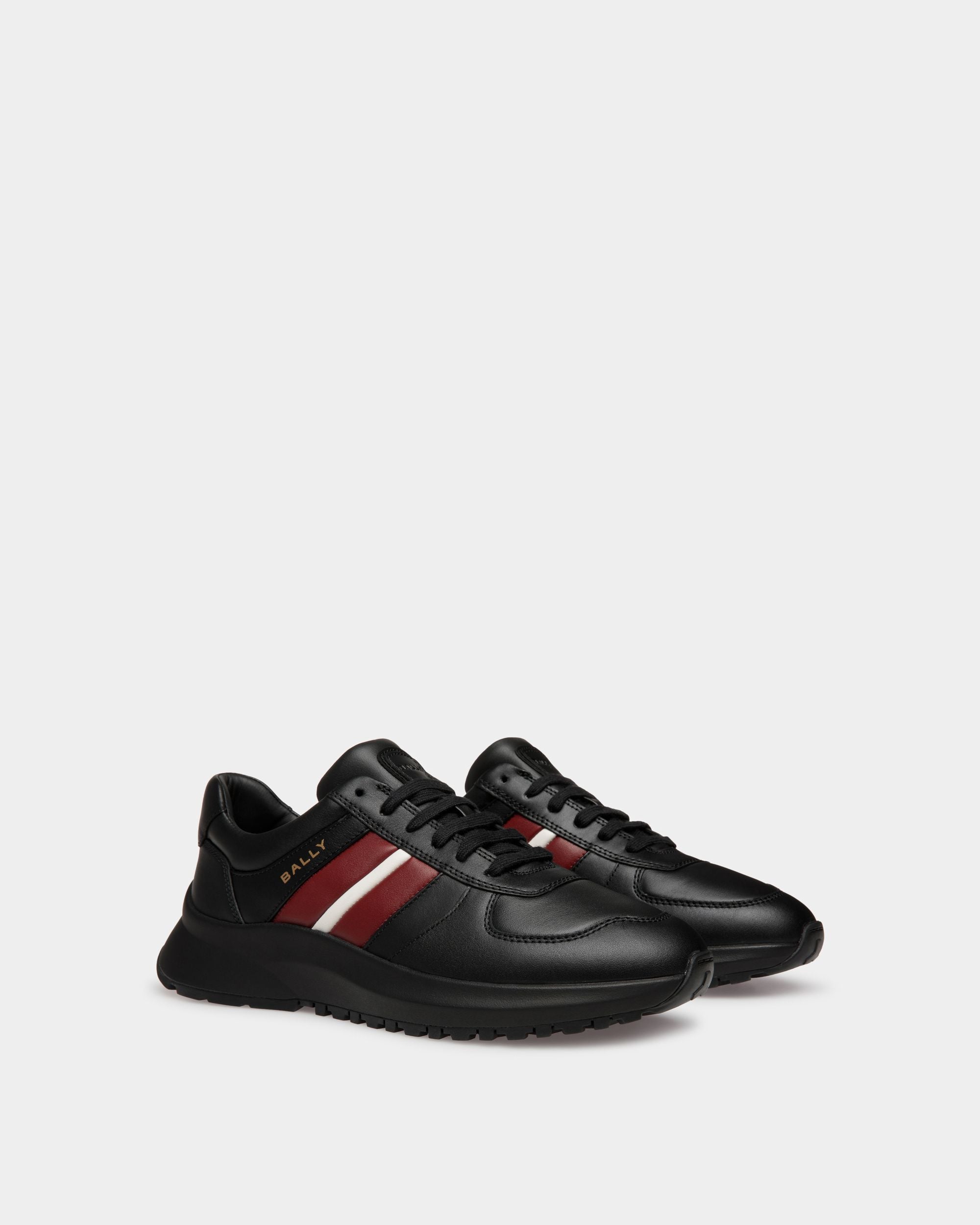 Bally Global - Outline Sneaker In Black Leather - Black