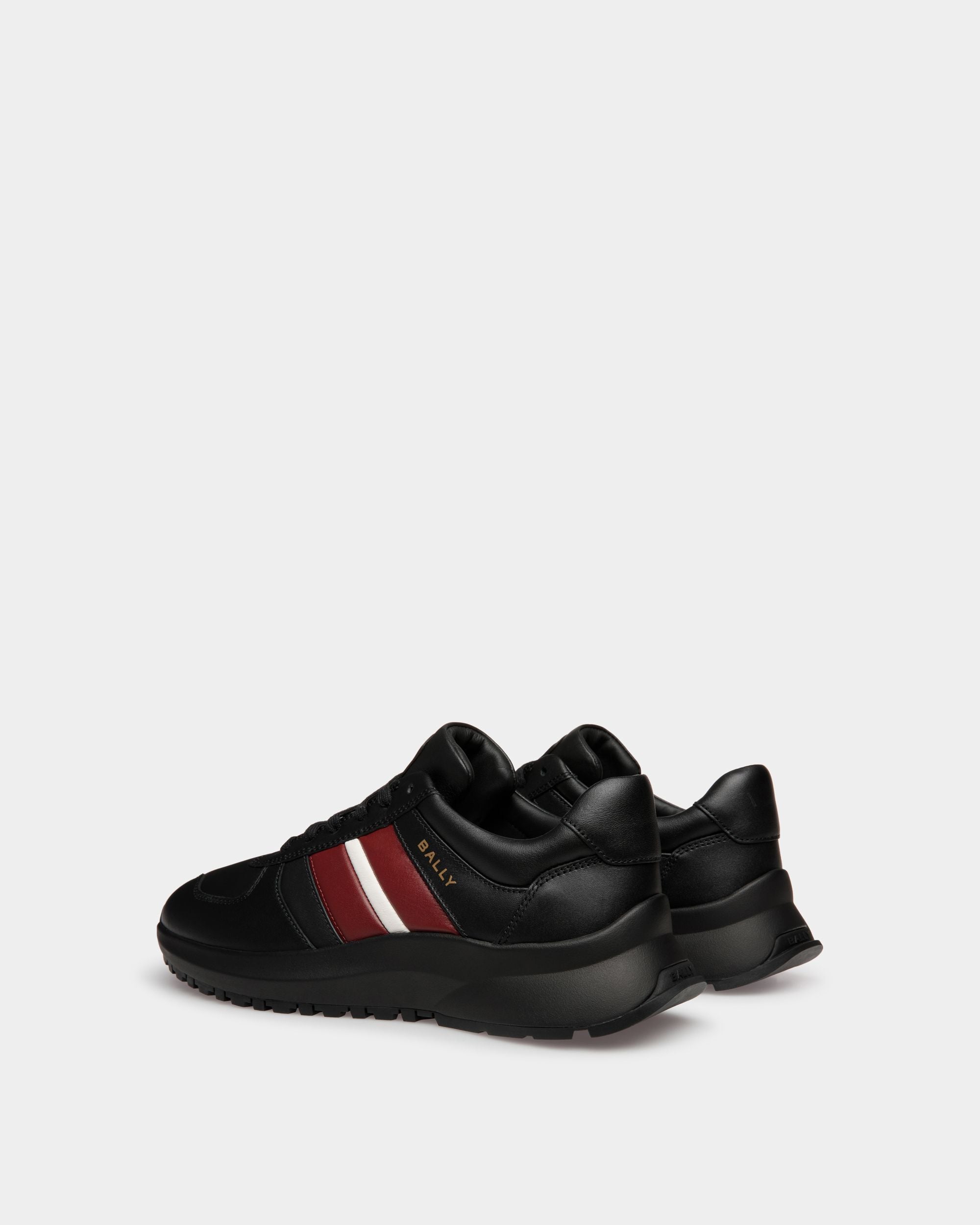 Bally Global - Outline Sneaker In Black Leather - Black
