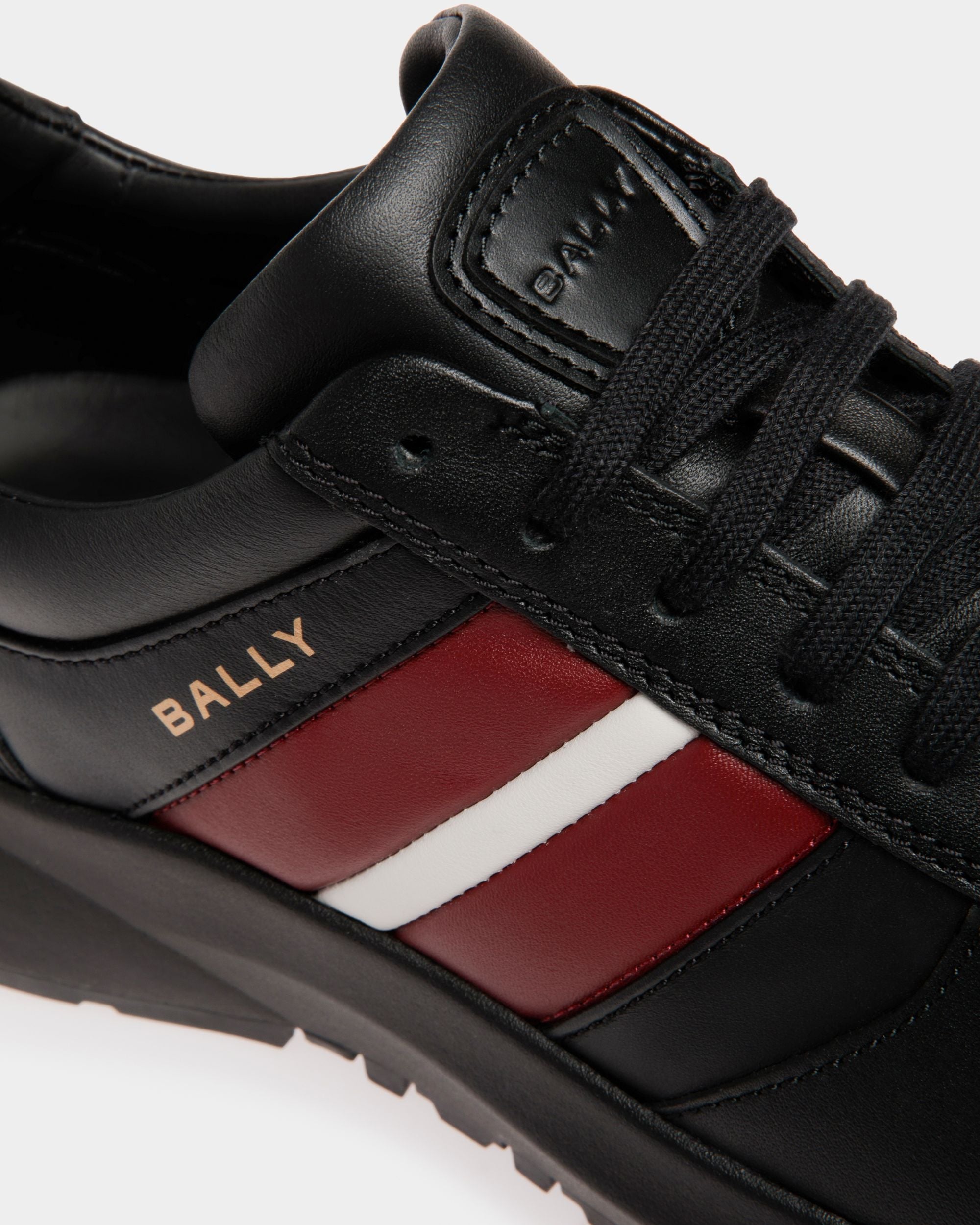 Bally Global - Outline Sneaker In Black Leather - Black