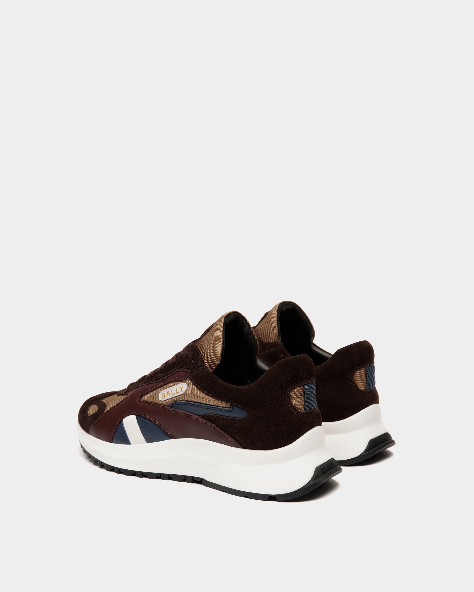 Bally Global - Outline Sneaker in Nylon and Leather - Multicolor