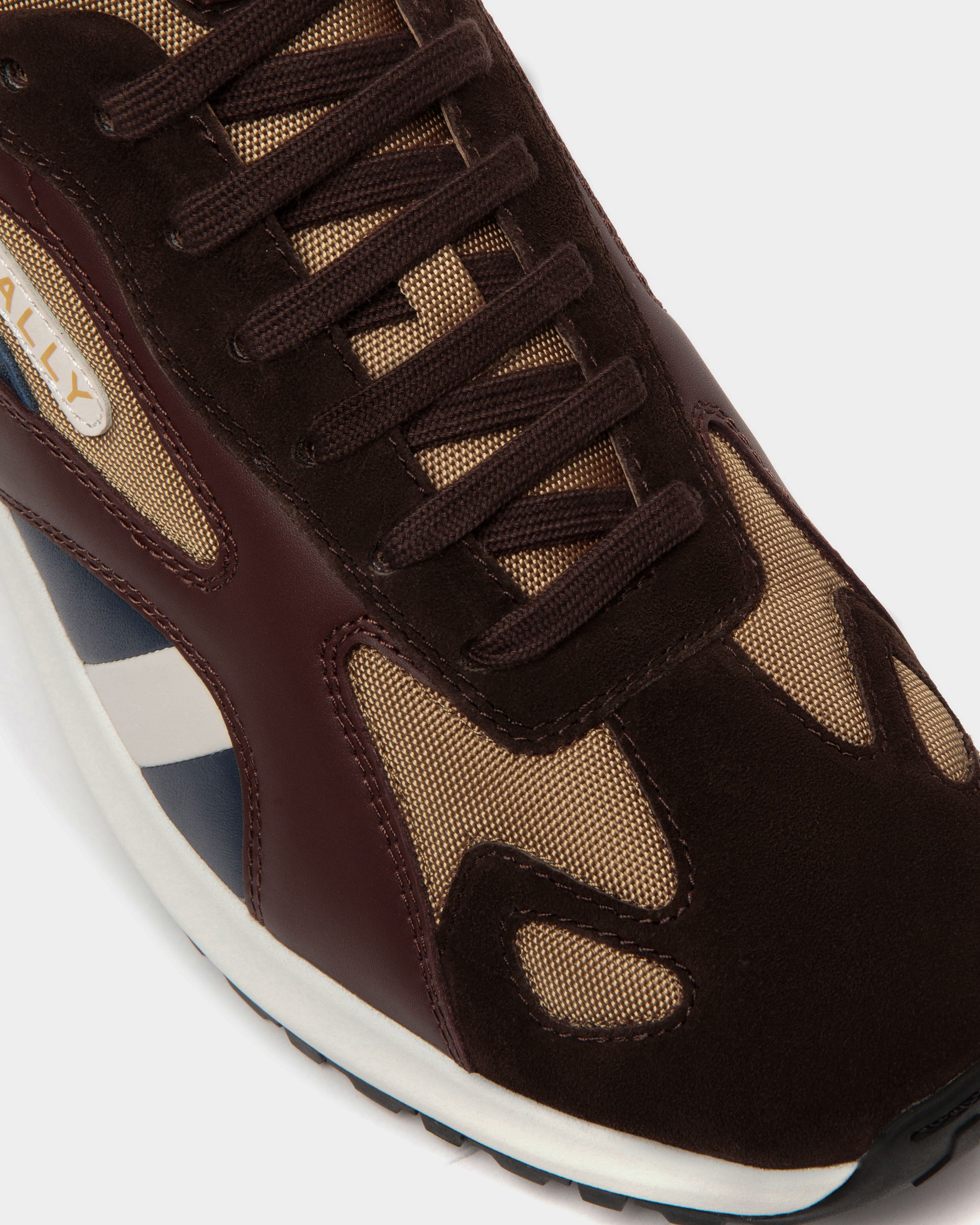 Bally Global - Outline Sneaker in Nylon and Leather - Multicolor