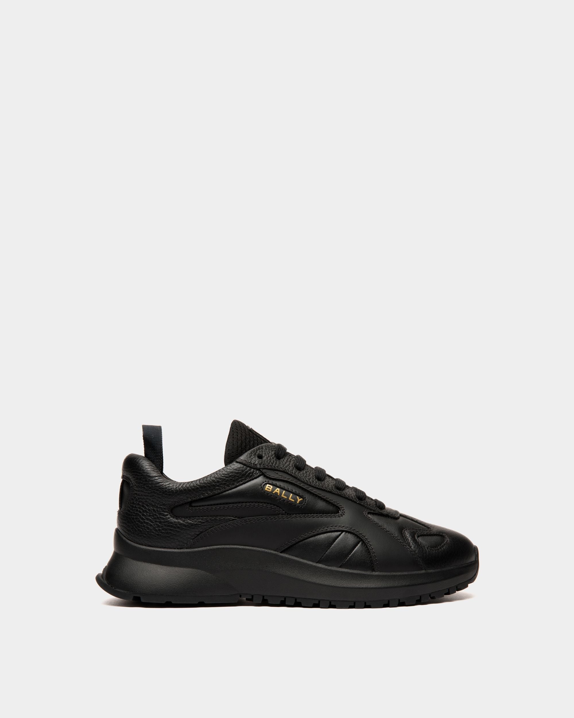 Bally Global - Sneaker Outline En Cuir Noir - Noir