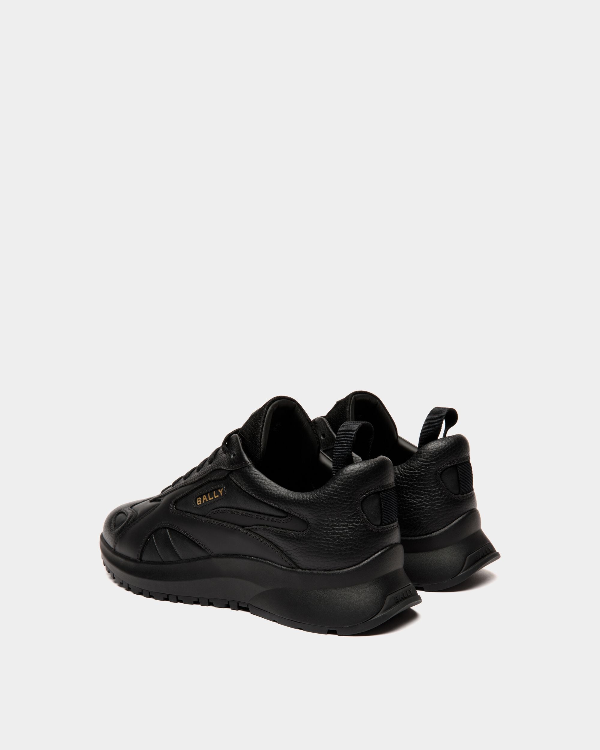 Bally Global - Outline Sneaker In Black Leather - Black