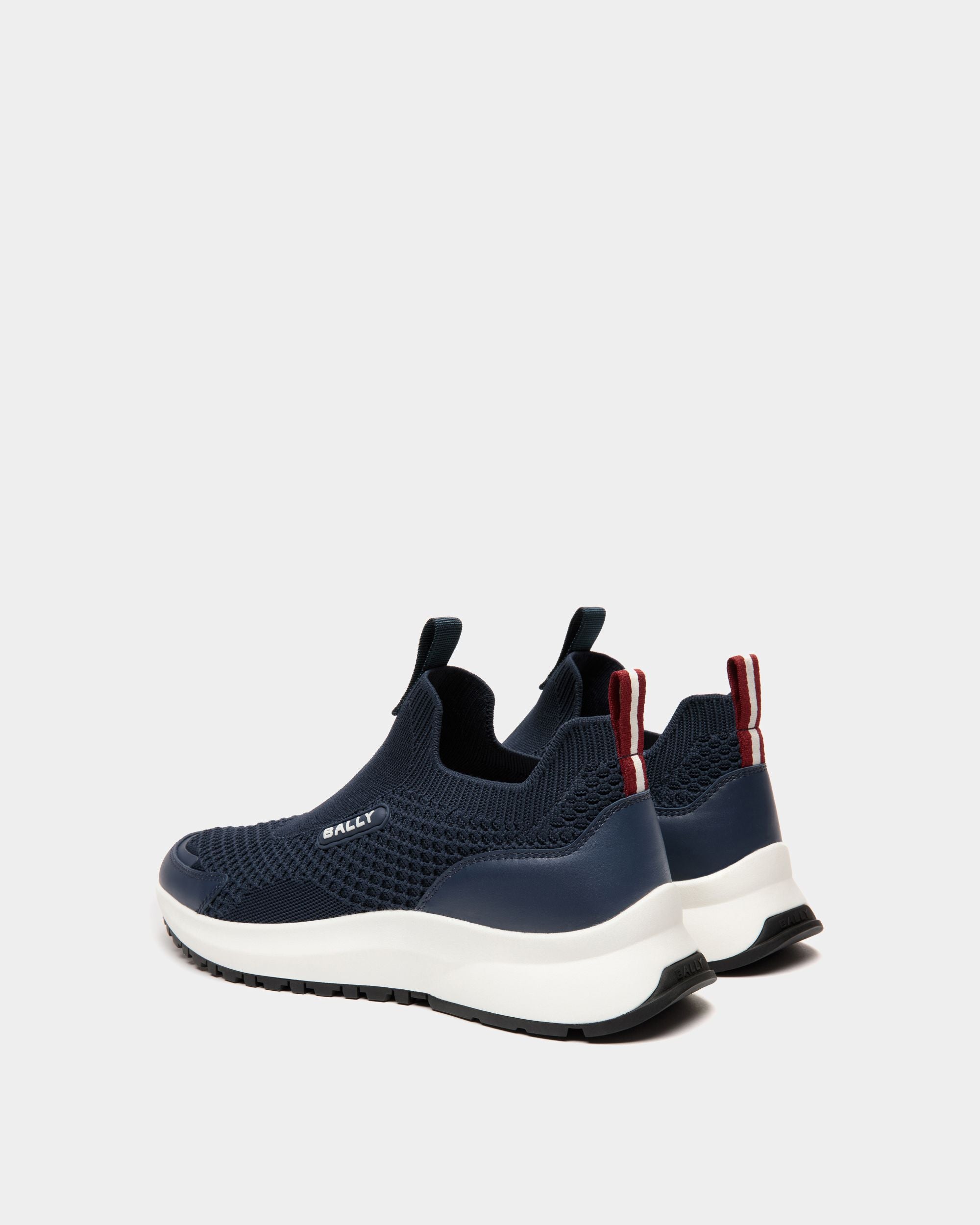 Bally Global - Outline Sneaker in Knit Fabric - Blue