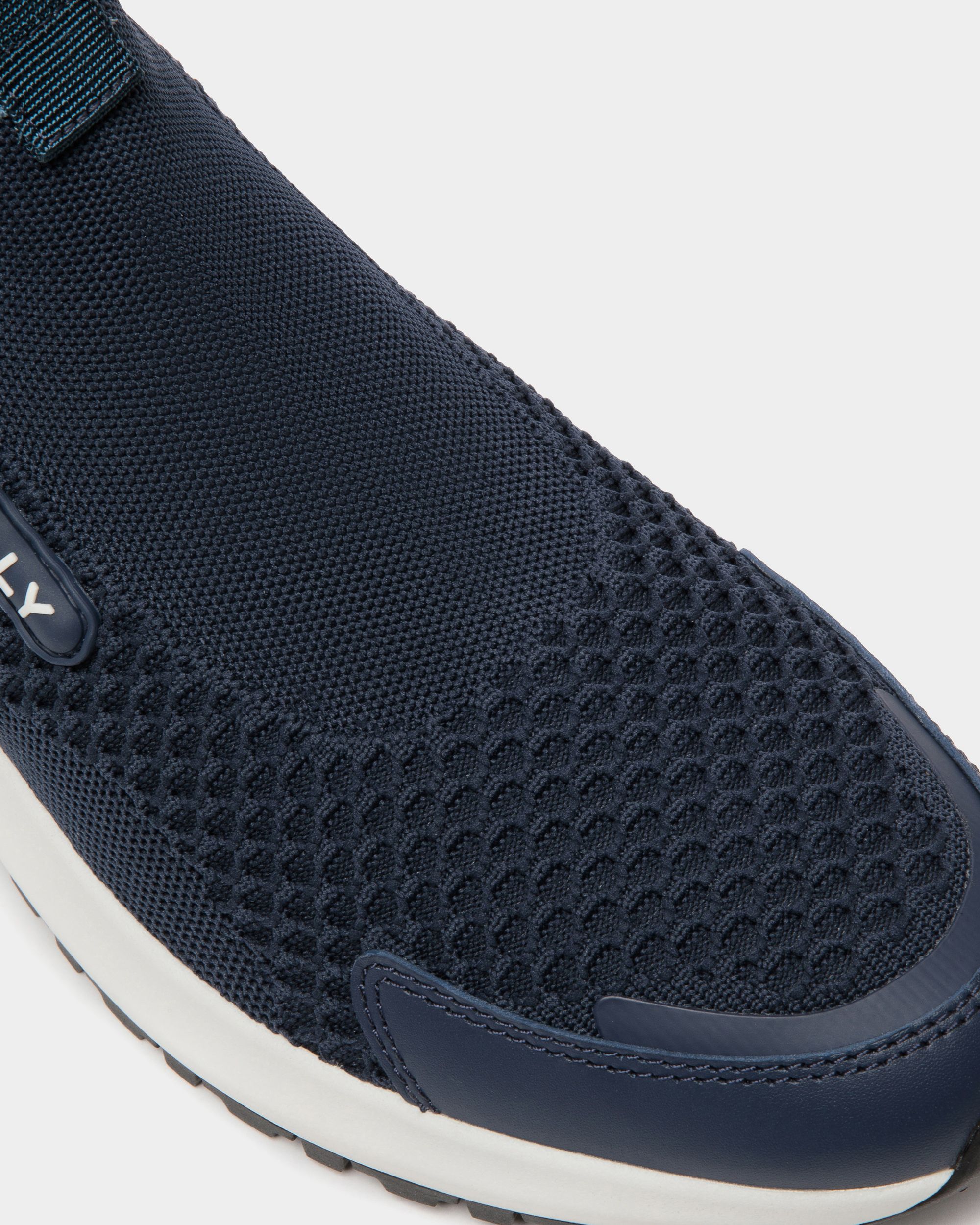 Bally Global - Outline Sneaker in Knit Fabric - Blue