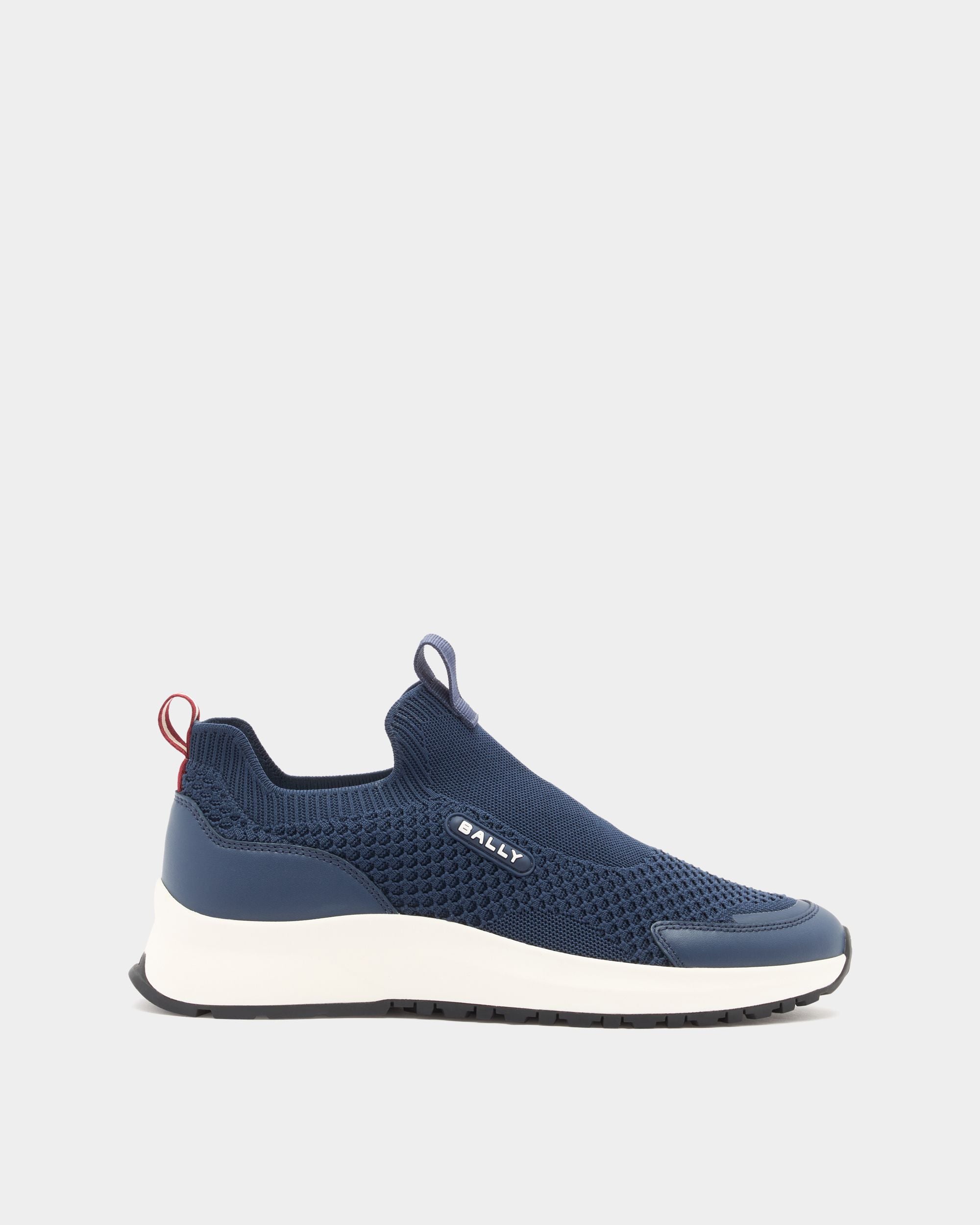 Bally Global - Outline Sneaker in Navy Blue Fabric - Blue