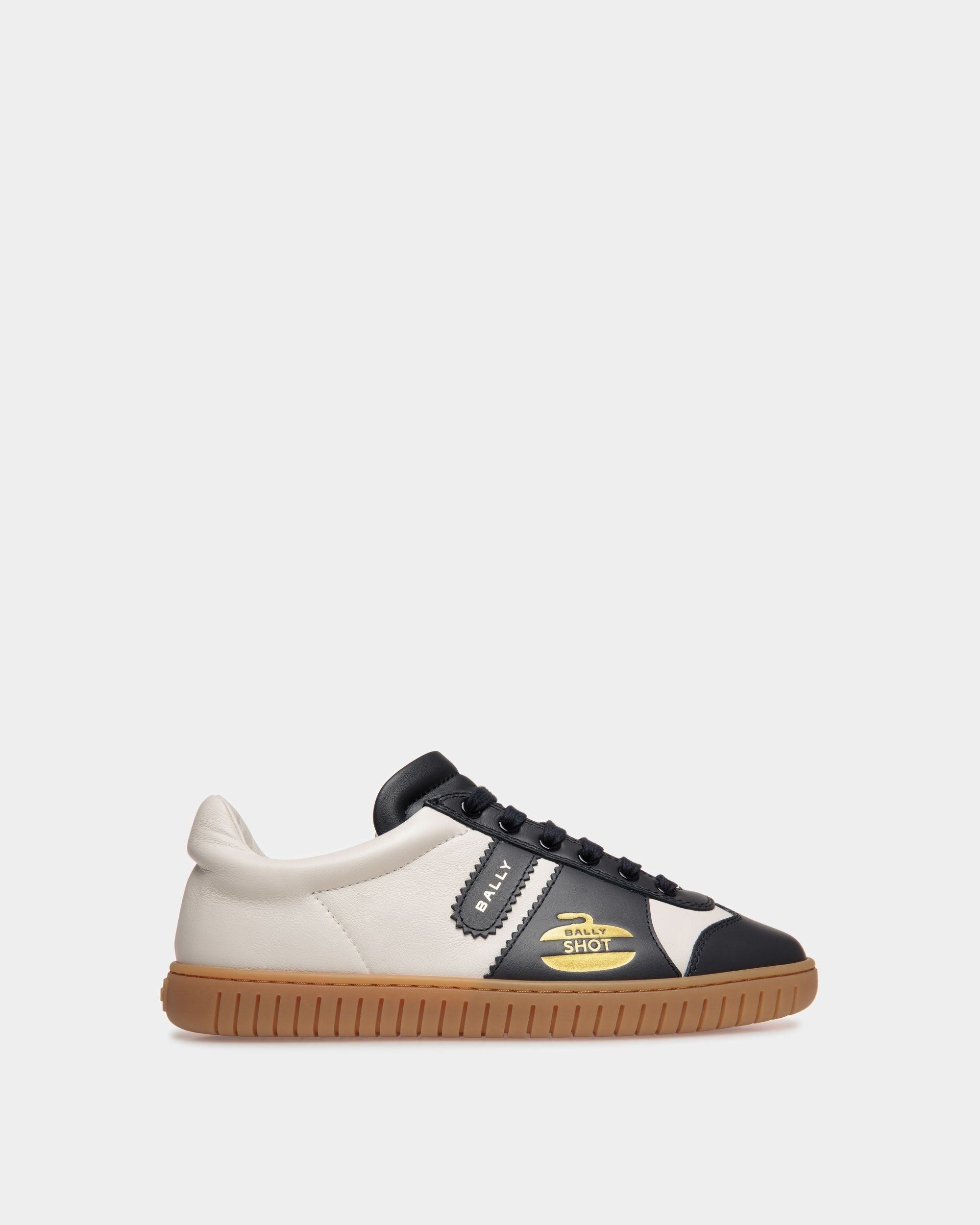 Bally Global - Player Sneaker in Blue And White Leather - Multicolor