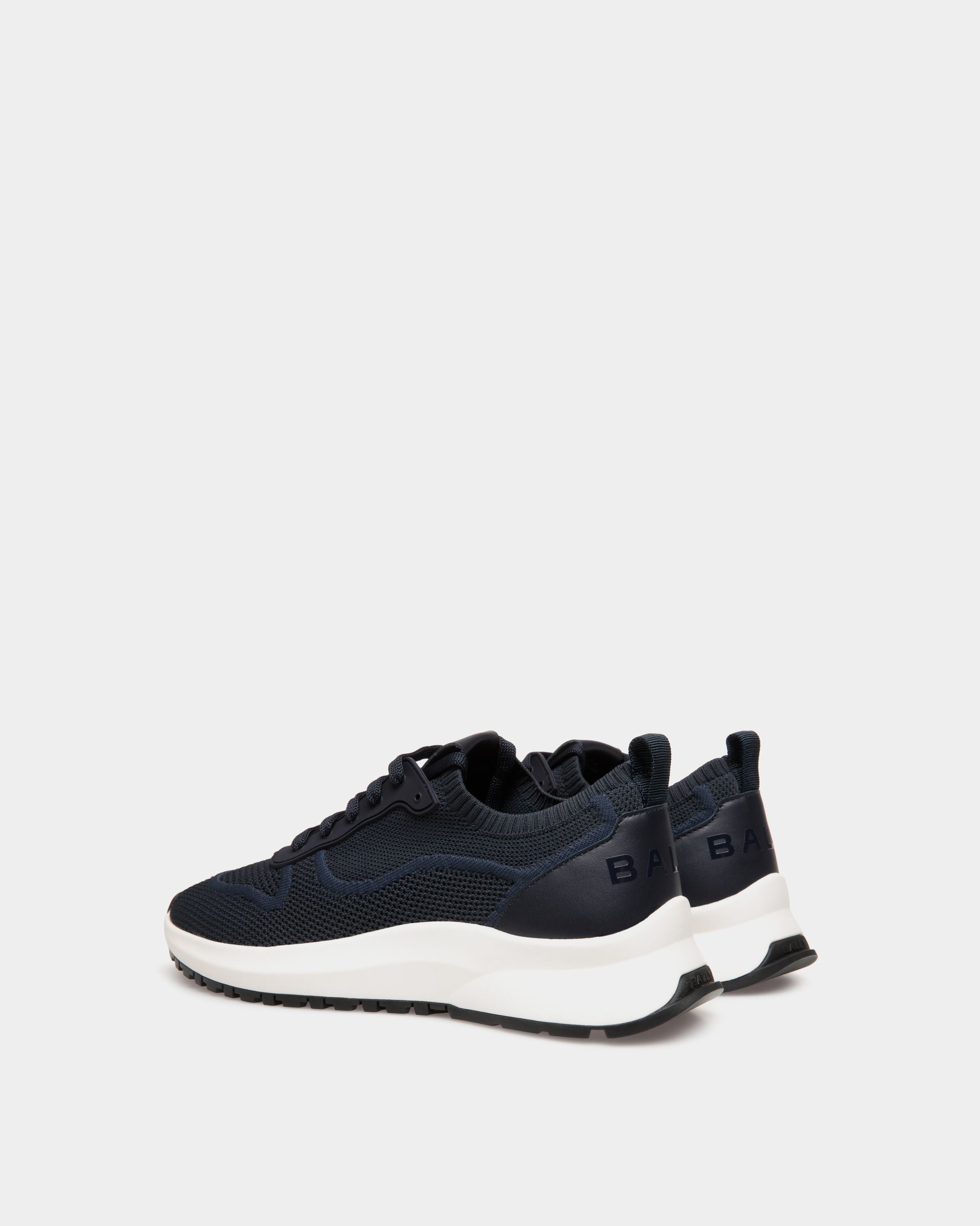 Bally Global - Zapatilla Outline De Punto Navy Blue - Azul