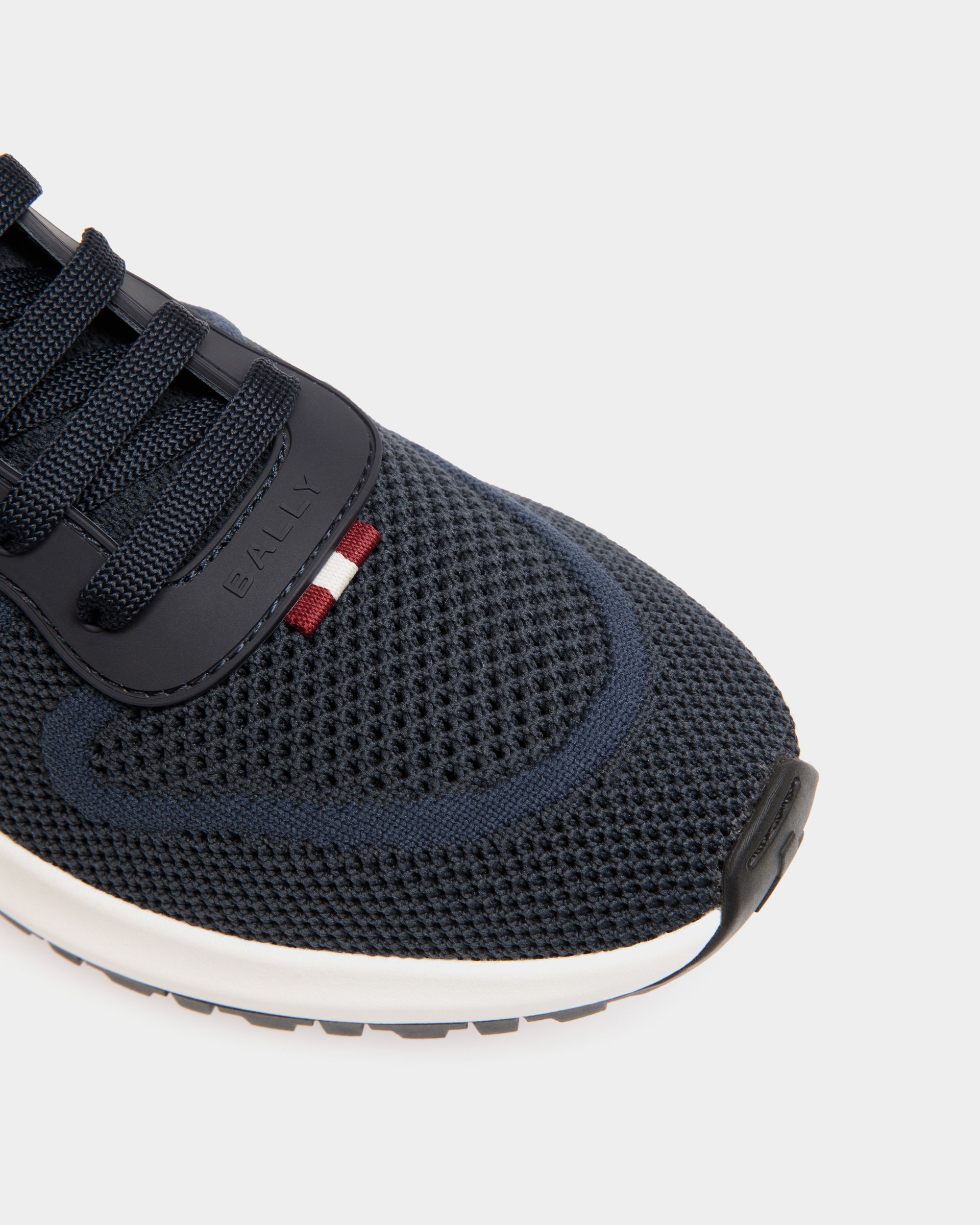Bally Global - Zapatilla Outline De Punto Navy Blue - Azul