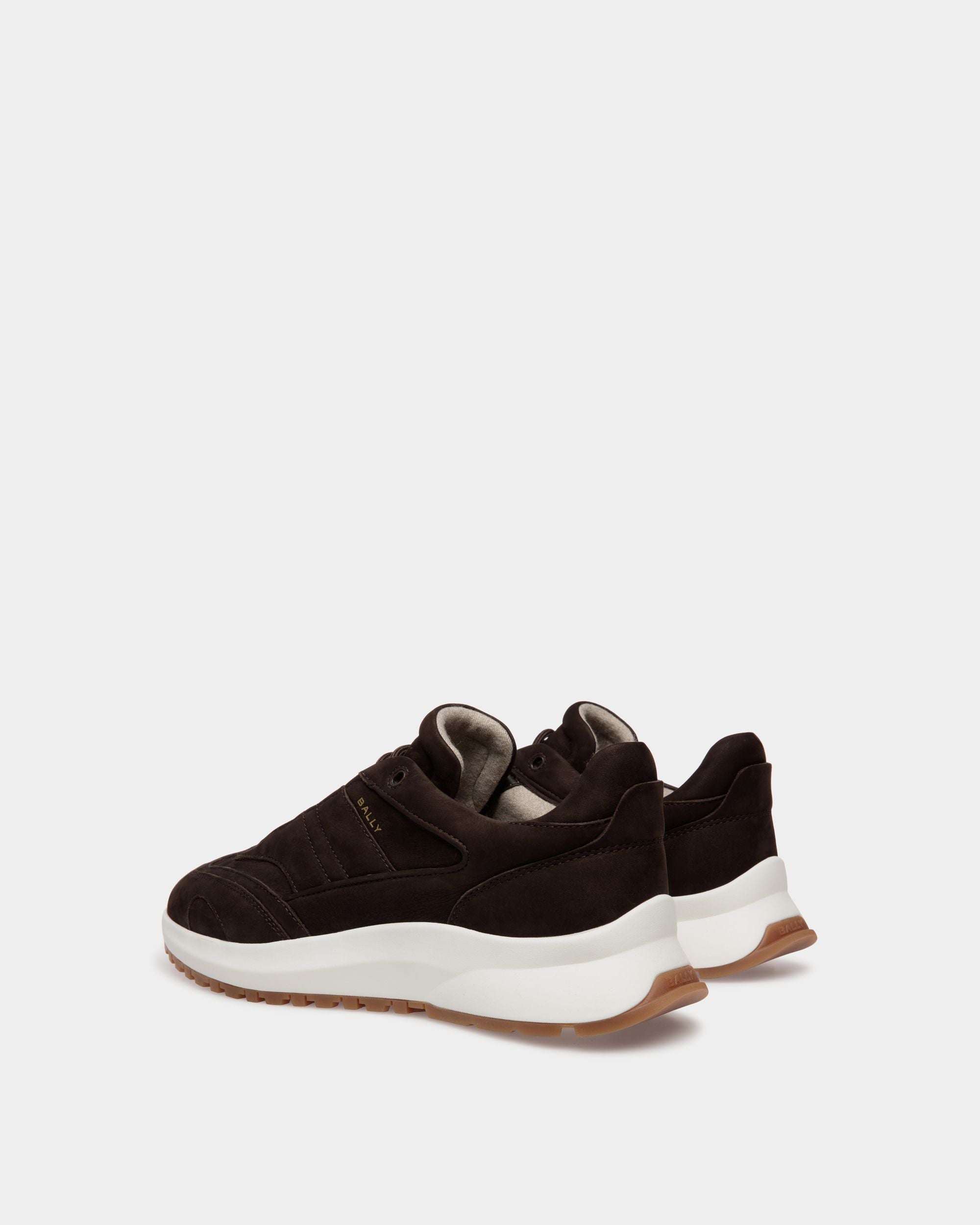 Bally Global - Outline Sneaker in Ebano Nubuck - Brown