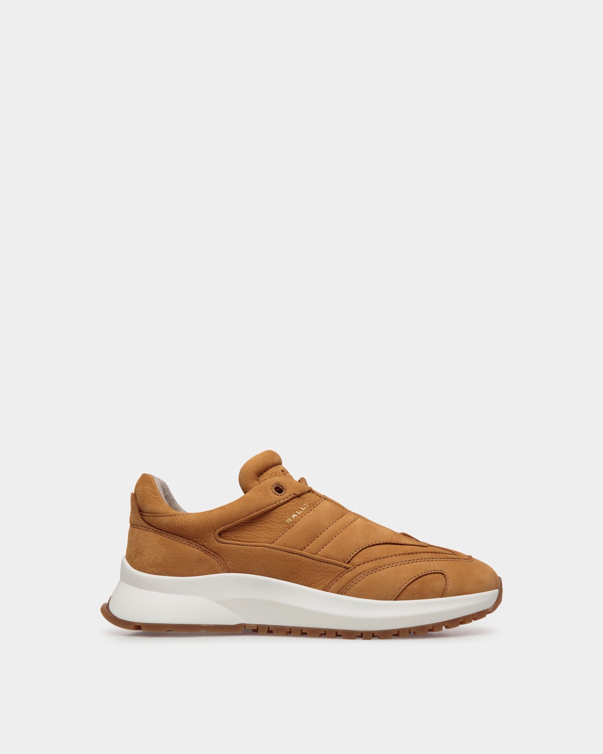 Bally Global - Outline Sneaker in Brown Nubuck Leather - Brown