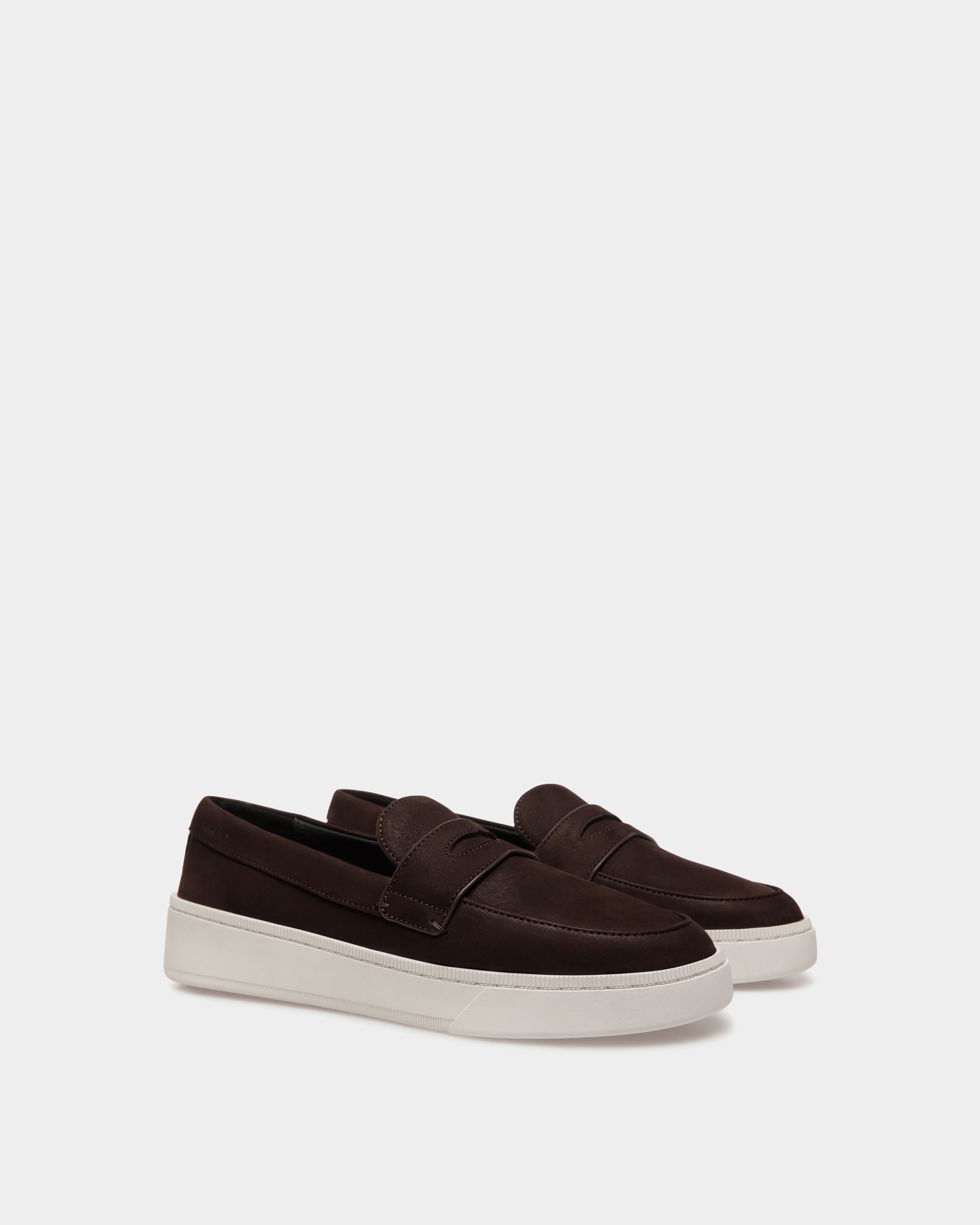 Bally Global - Zapatilla Raise De Nobuk Ébano - Marrón