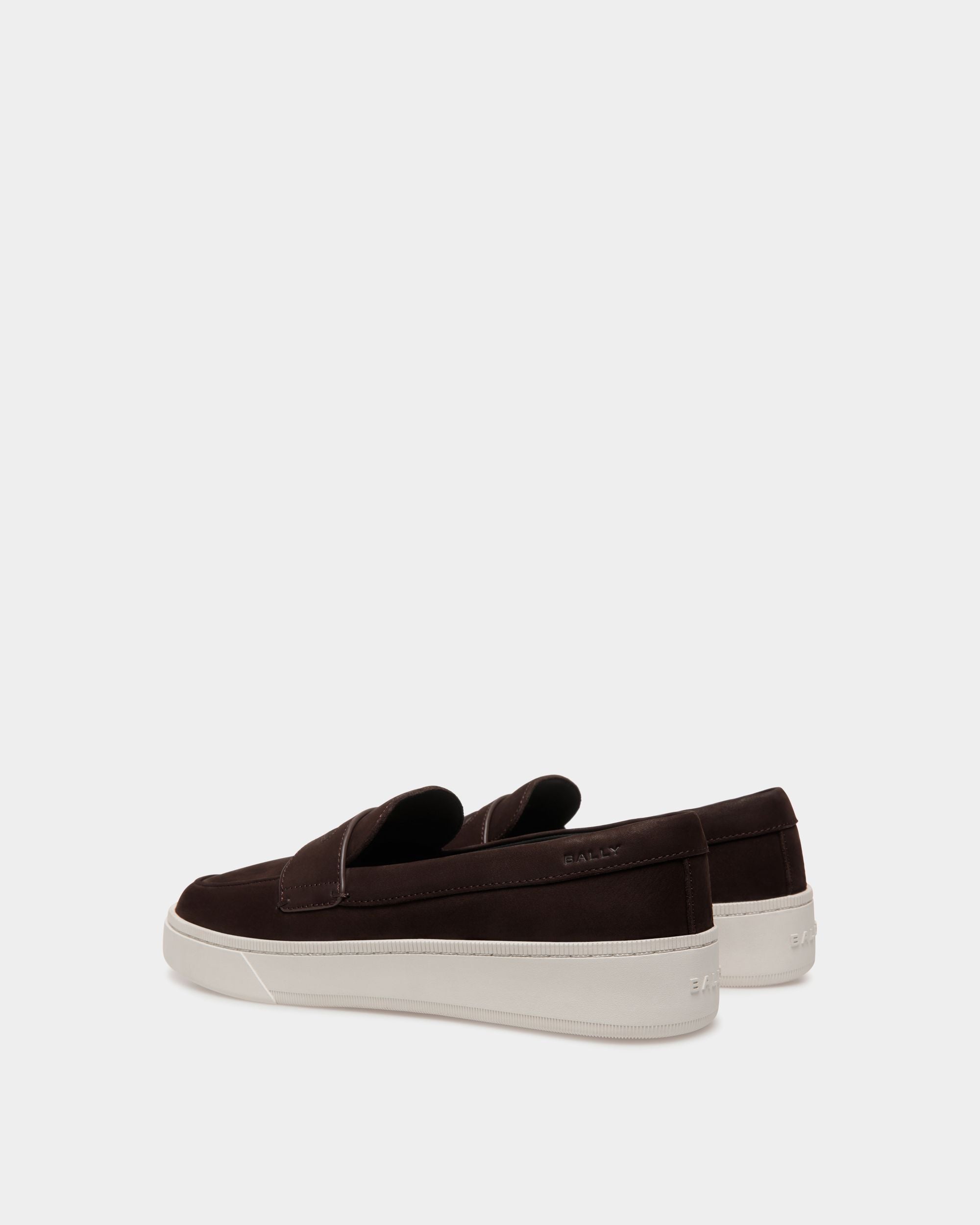 Bally Global - Zapatilla Raise De Nobuk Ébano - Marrón