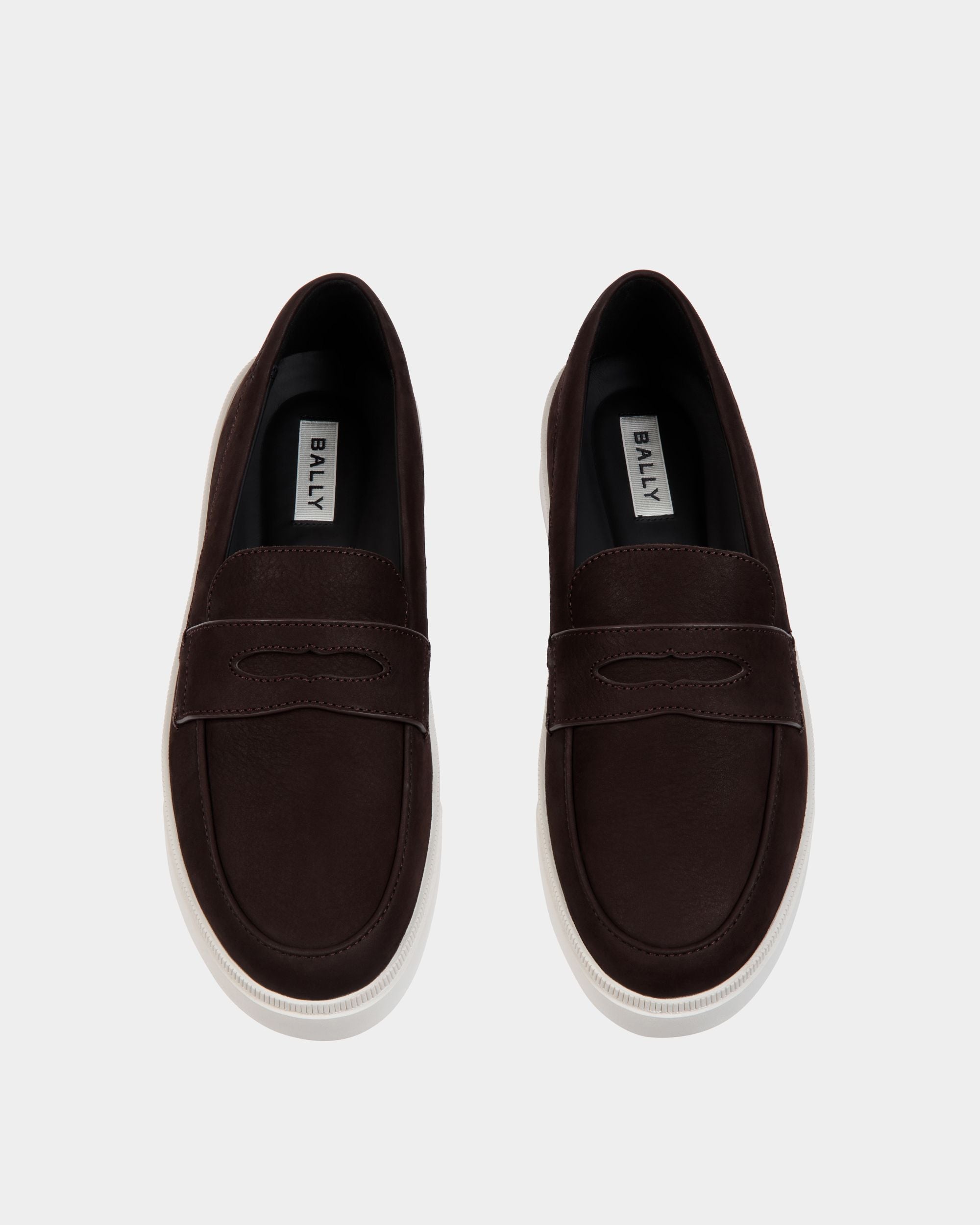 Bally Global - Zapatilla Raise De Nobuk Ébano - Marrón