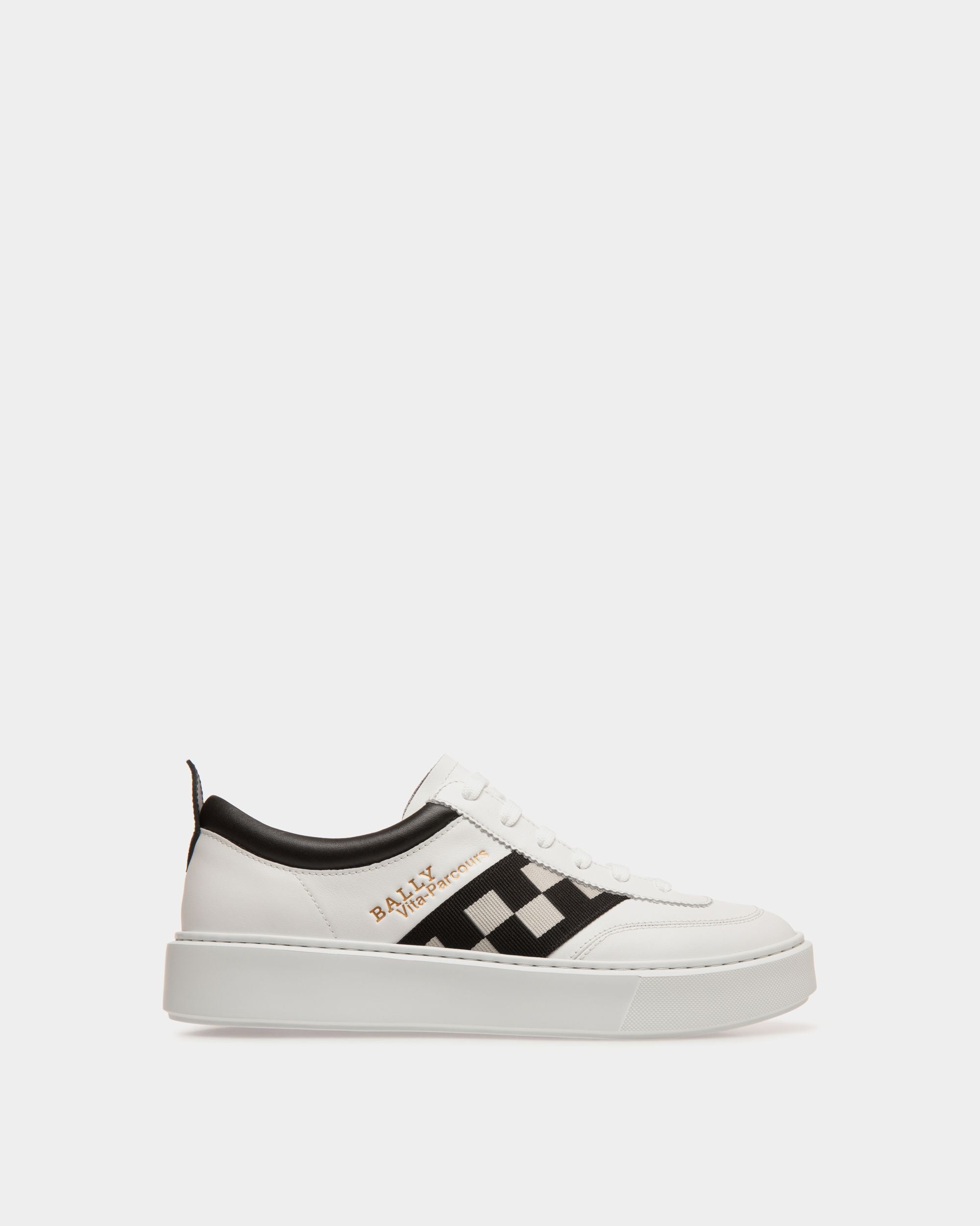 Bally Global - Zapatilla De Piel Blanca - Blanco