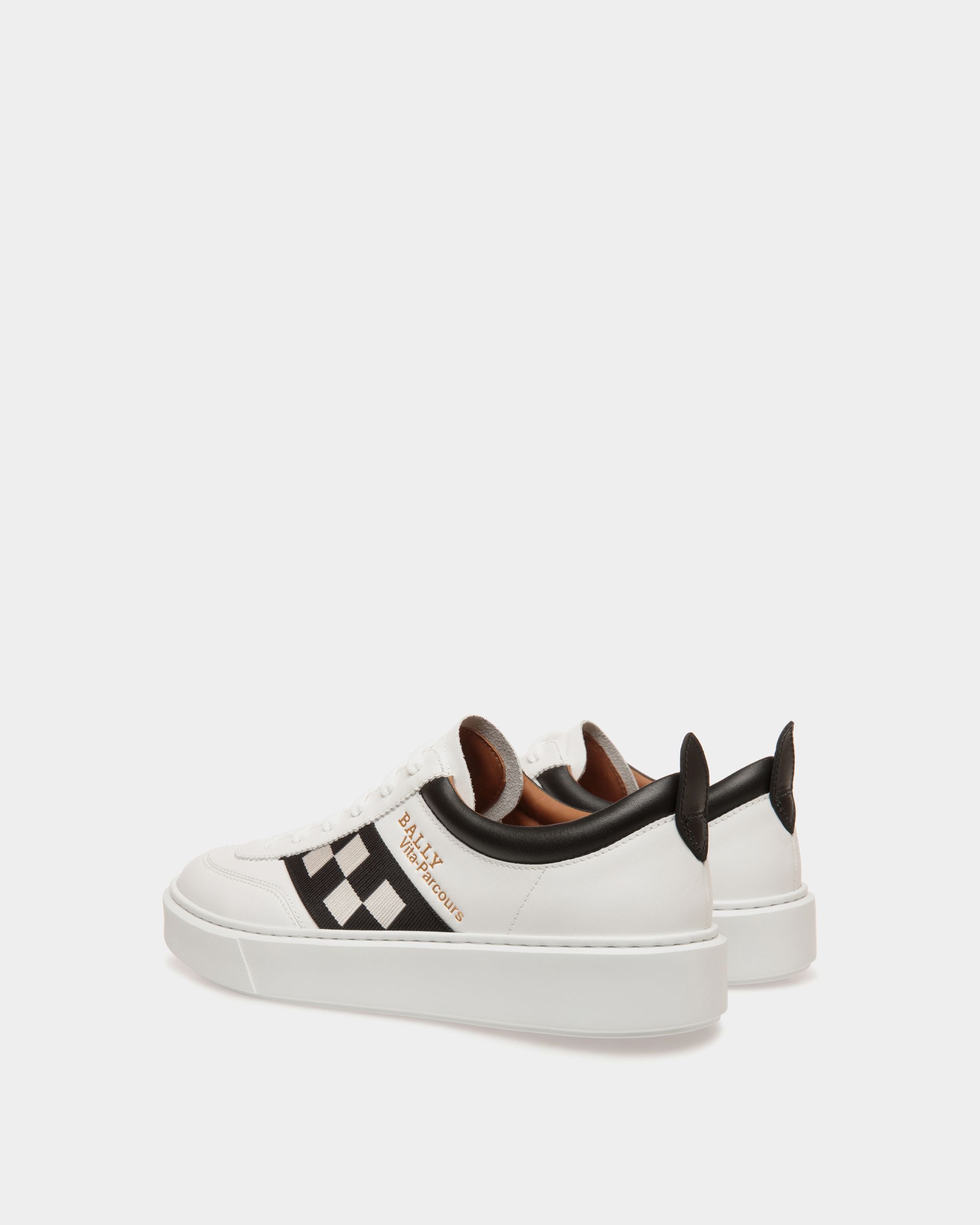 Bally Global - Zapatilla De Piel Blanca - Blanco