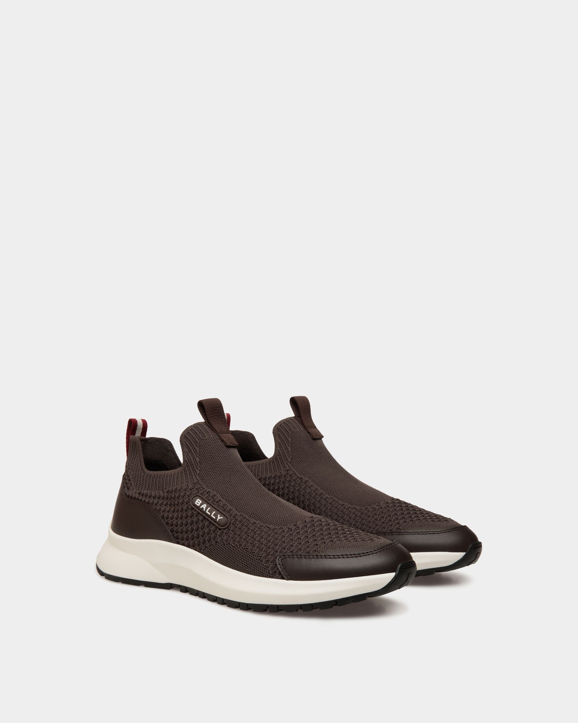 Bally Global - Outline Sneaker in Ebano Knit - Brown