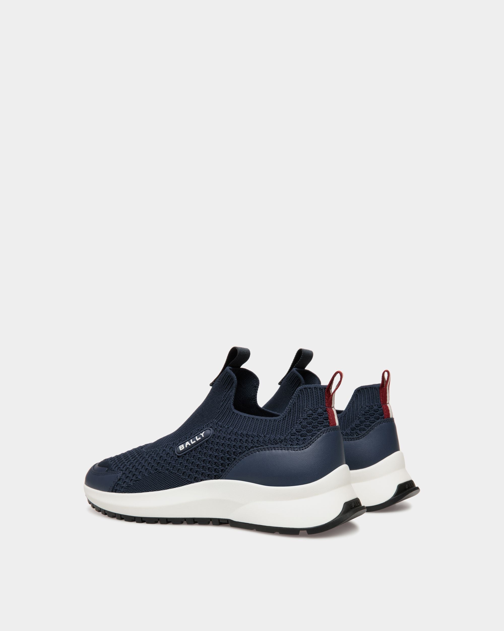 Bally Global - Outline Sneaker in Knit Fabric - Blue