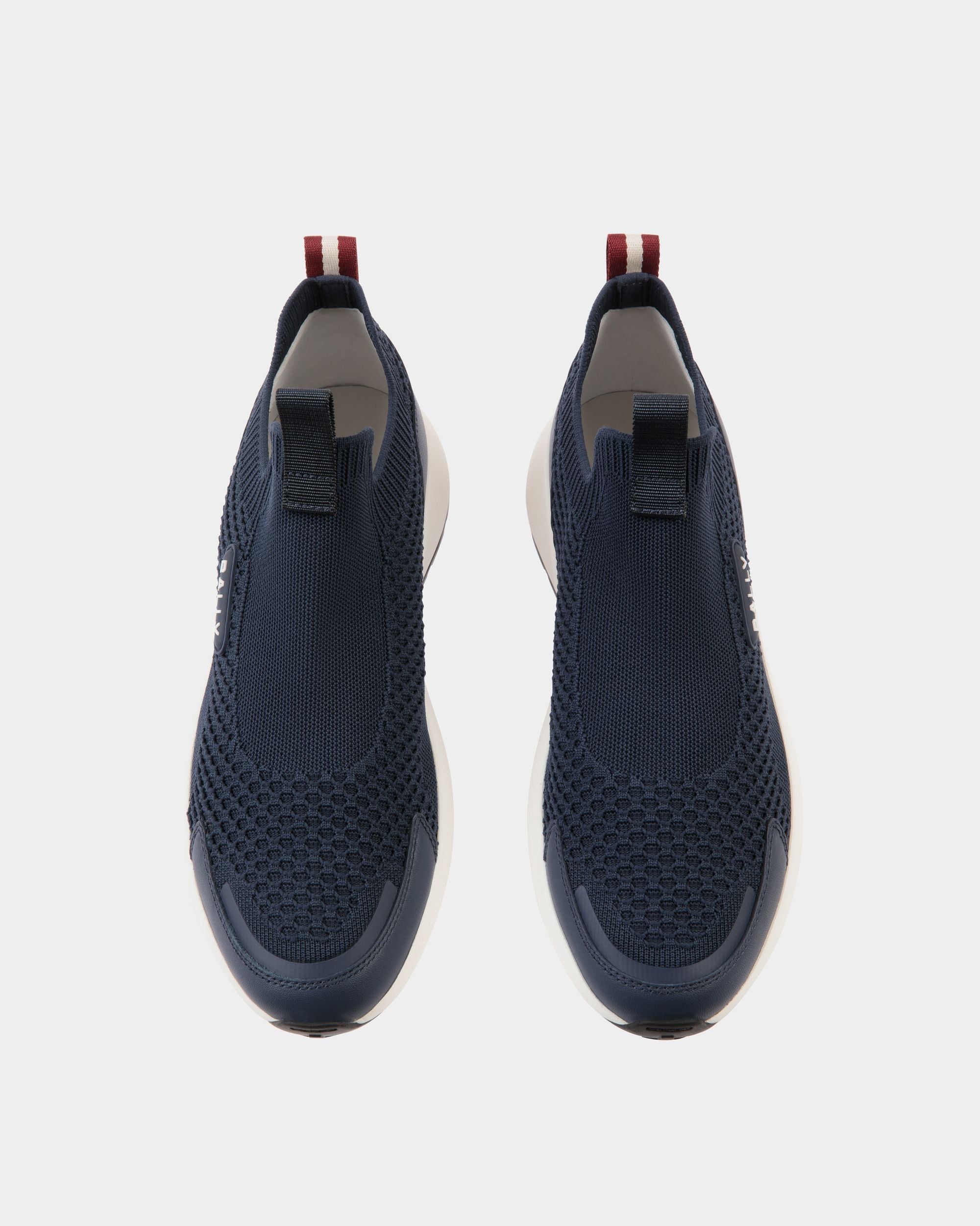 Bally Global - Outline Sneaker in Knit Fabric - Blue