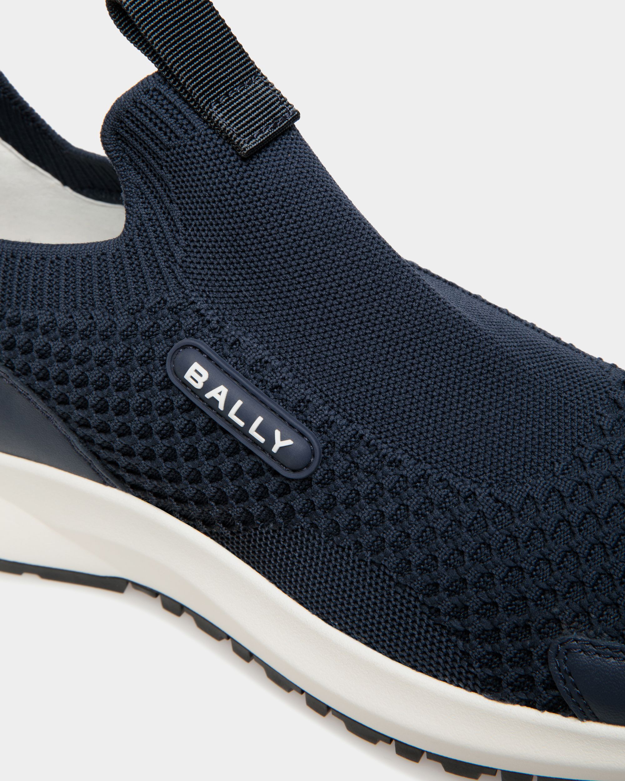 Bally Global - Outline Sneaker in Knit Fabric - Blue