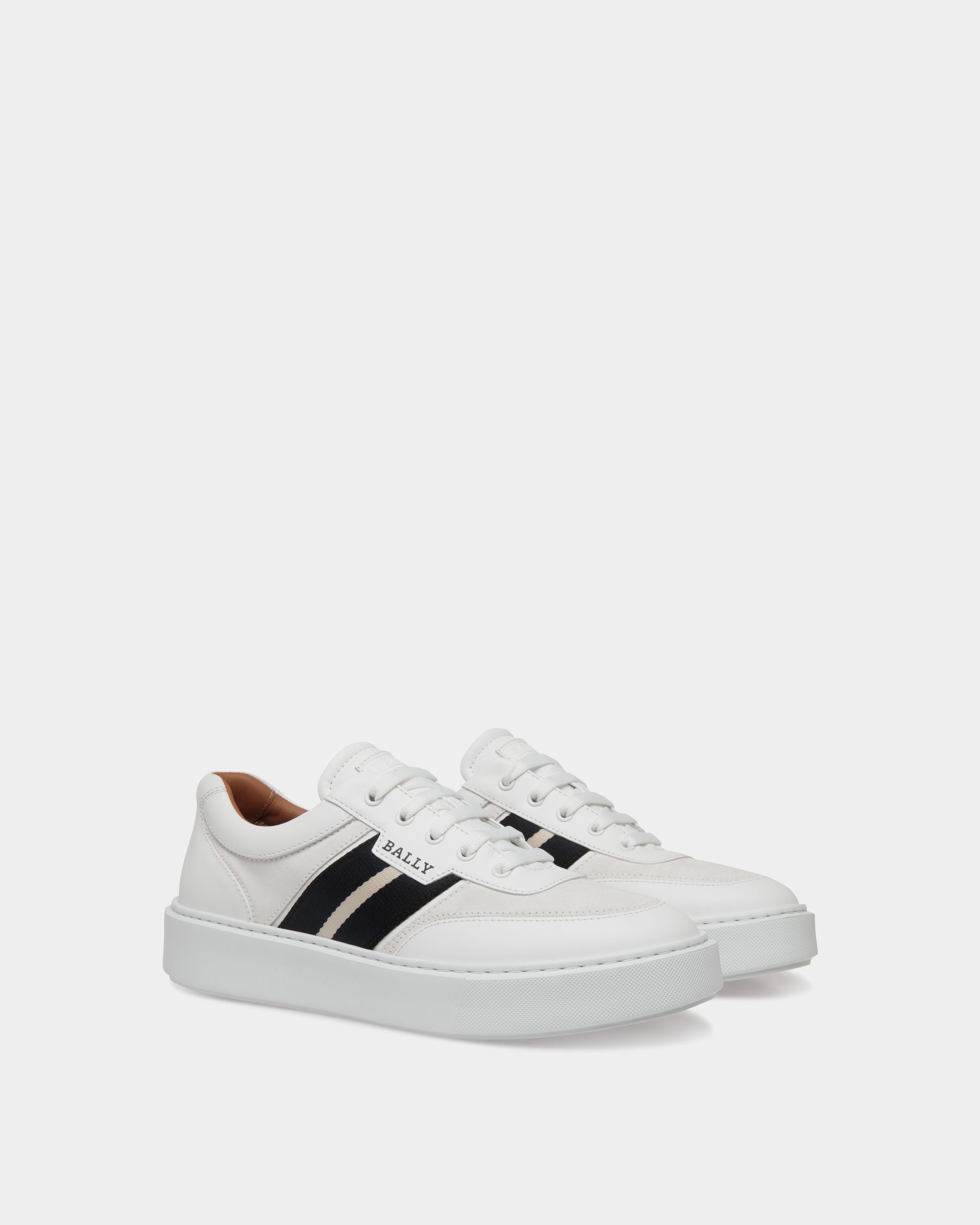 Bally Global - Sneaker In White Leather - White