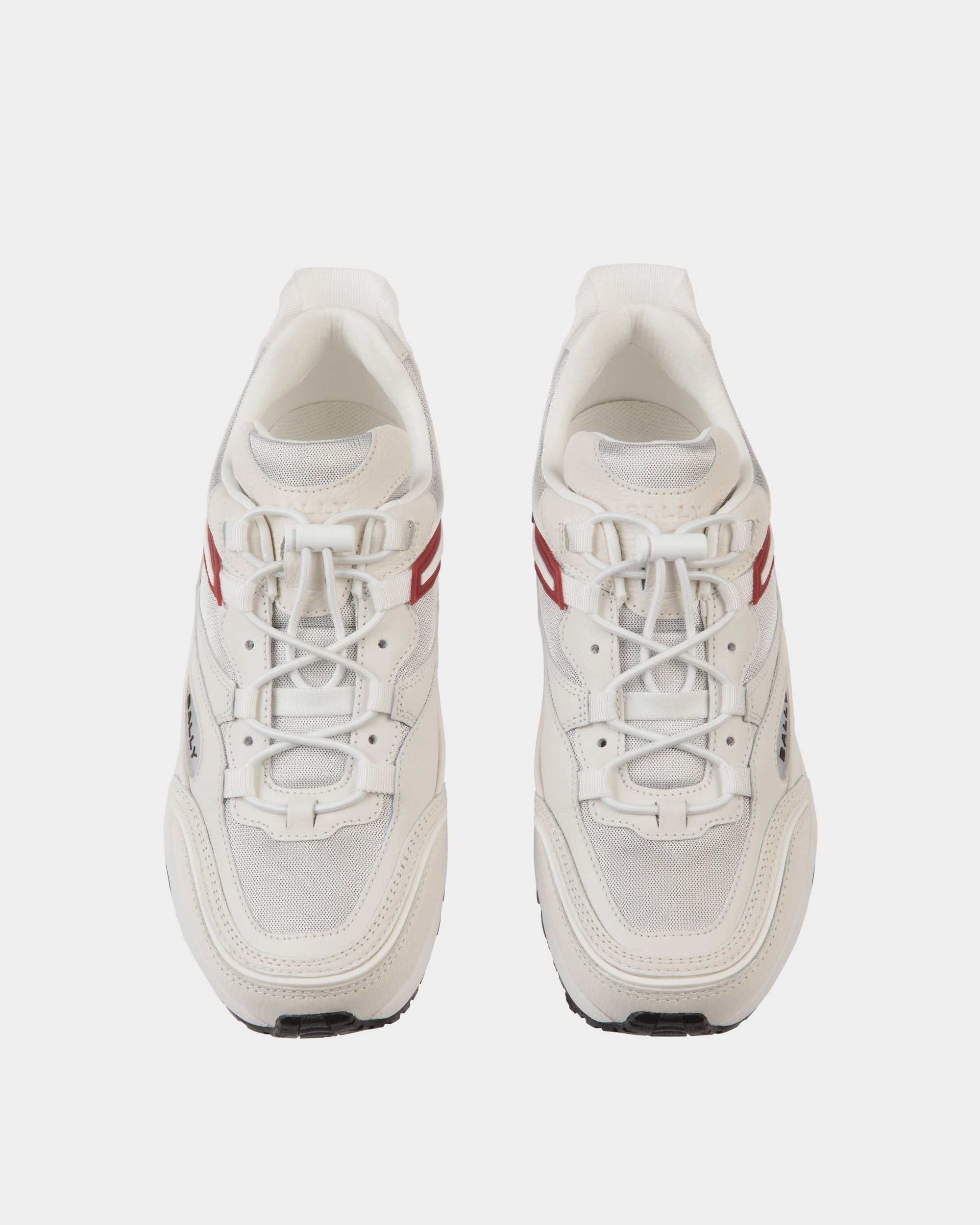 Bally Global - Faster Sneaker In White Leather and Nylon - White