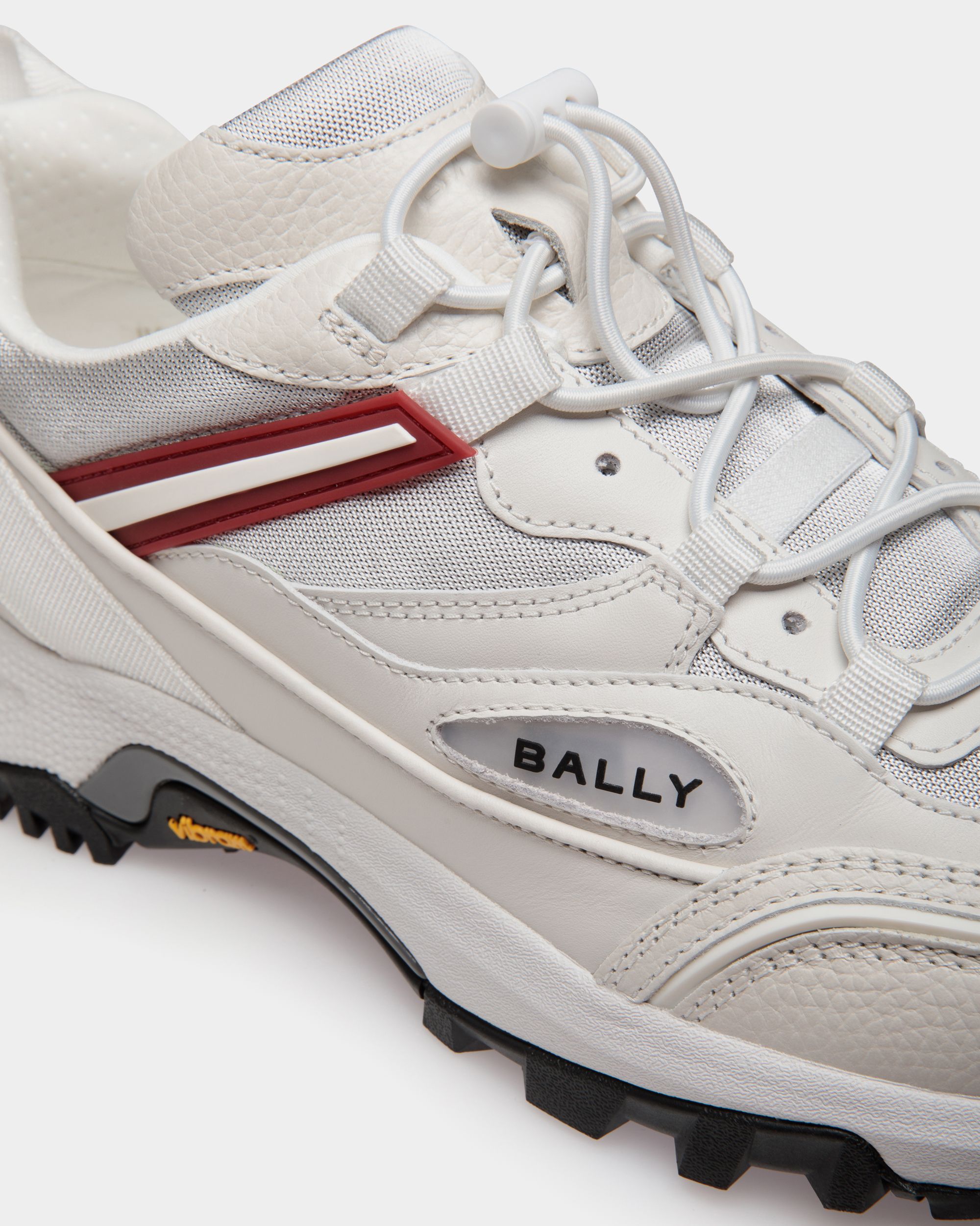 Bally Global - Faster Sneaker In White Leather and Nylon - White