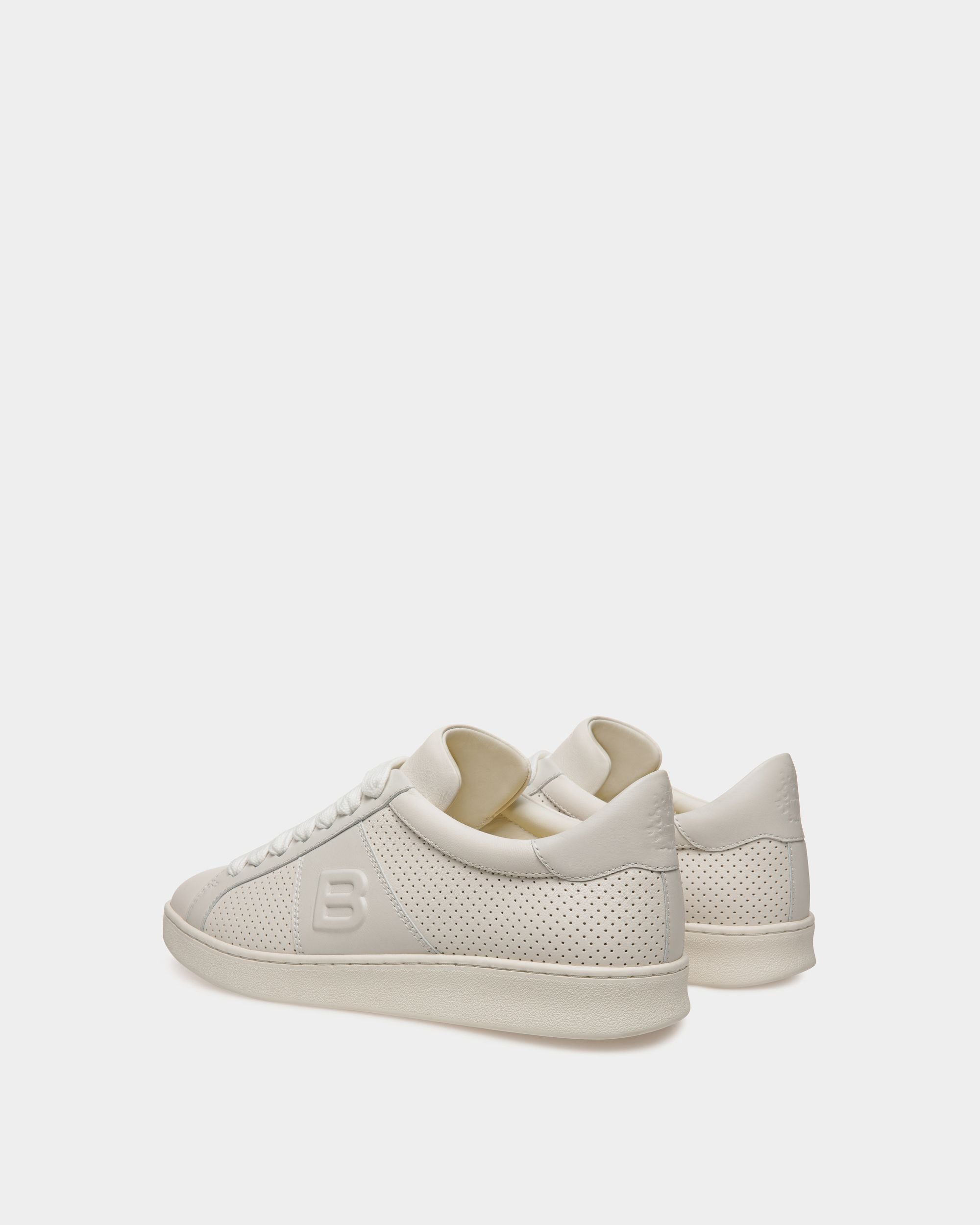 Bally Global - Sneaker Collection Voyage Adrien Brody En Cuir Blanc - Blanc