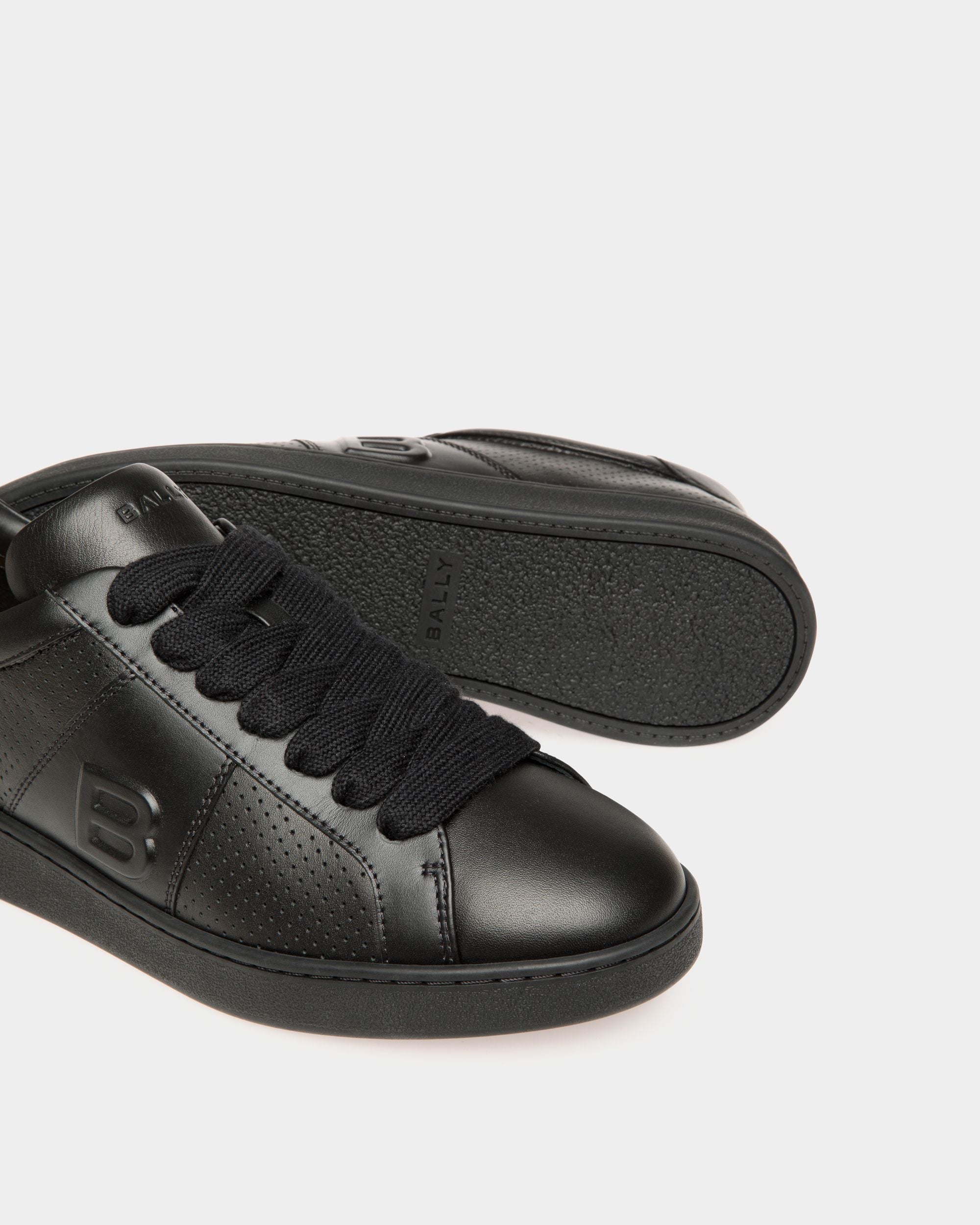 Bally Global - Sneaker Collection Voyage Adrien Brody En Cuir Noir - Noir