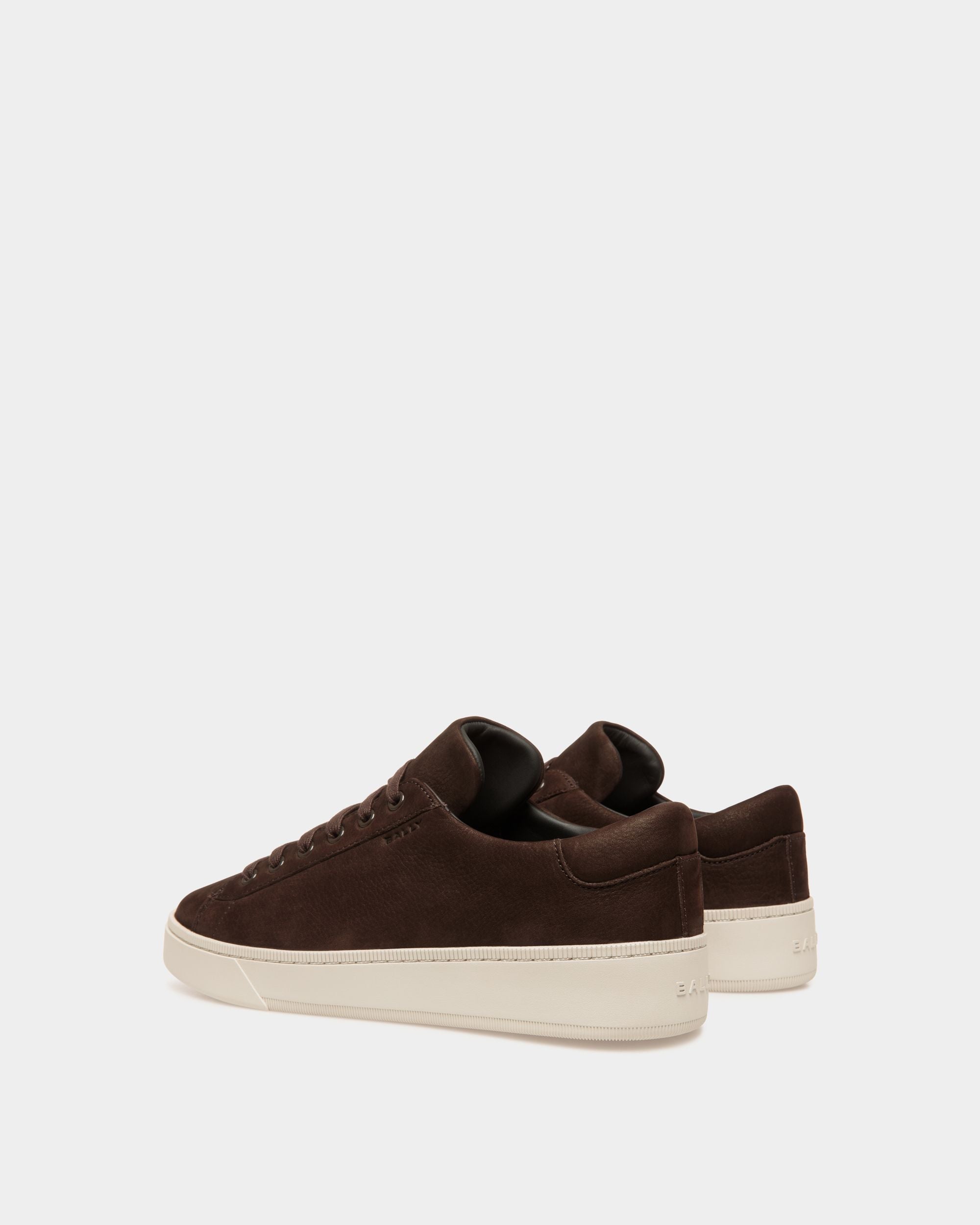 Bally Global - Raise Sneaker in Ebano Nubuck Leather - Brown