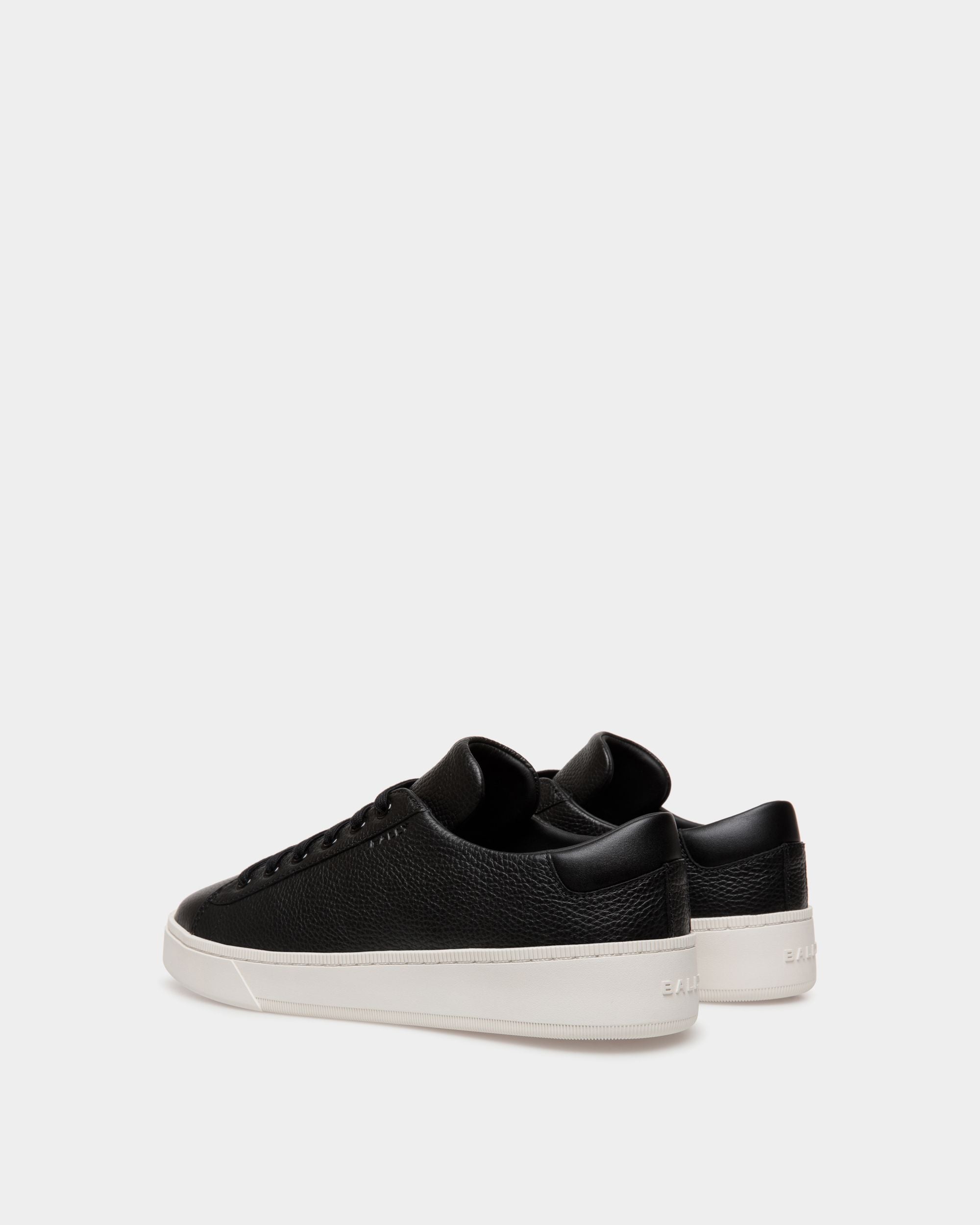 Bally Global - Raise Sneaker In Black Grained Leather - Black