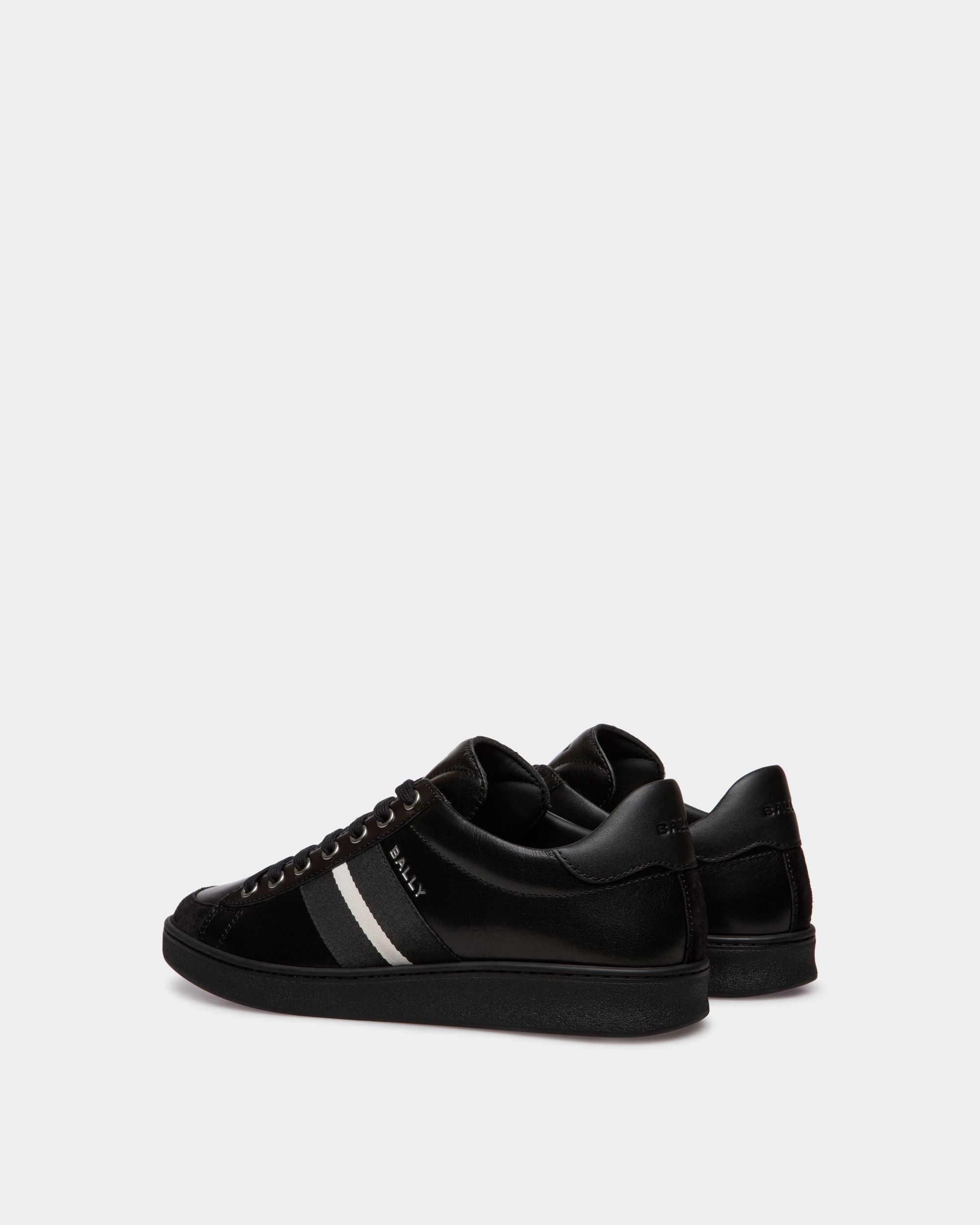 Bally Global - Tennis Sneaker In Black Leather - Black
