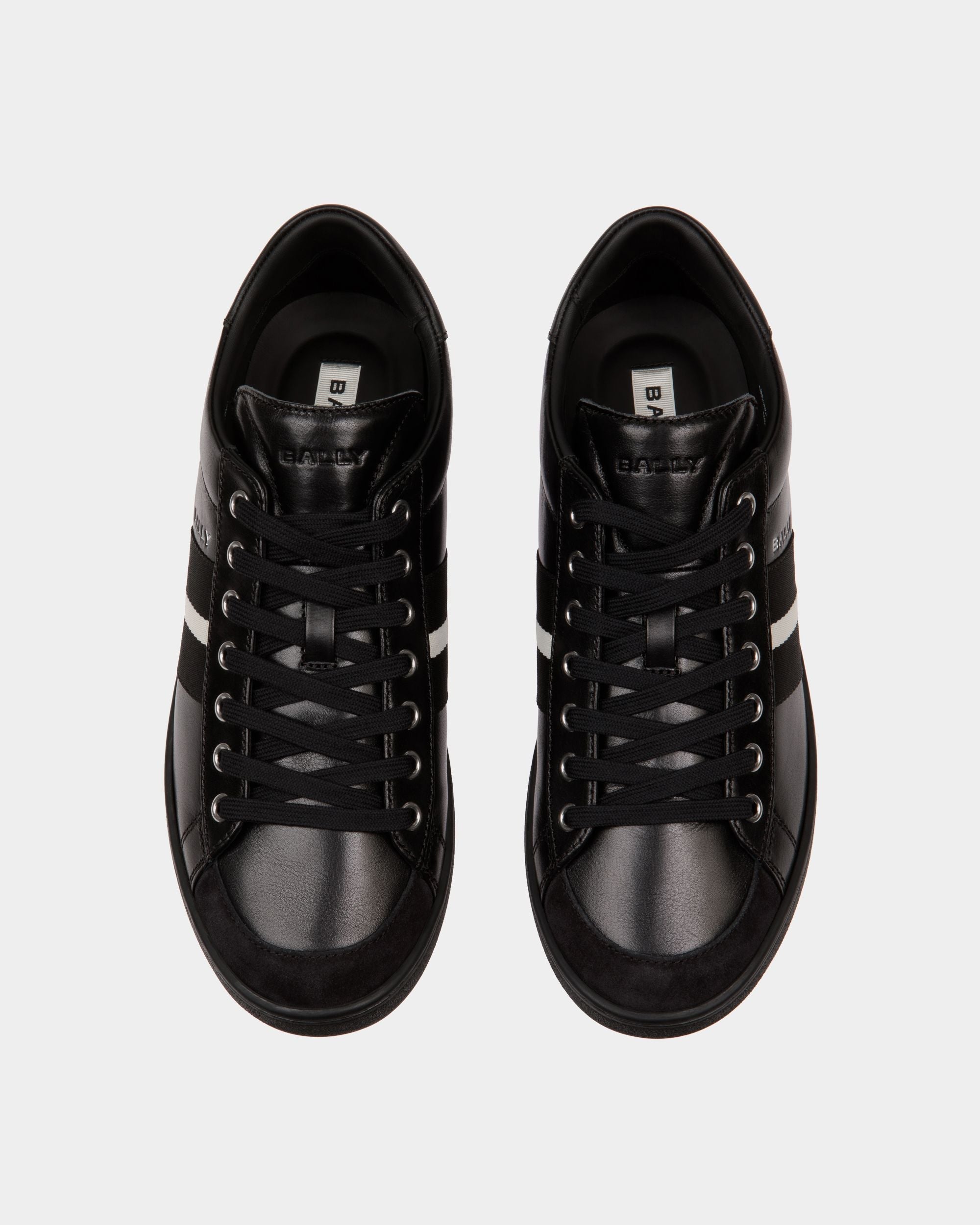 Bally Global - Tennis Sneaker In Black Leather - Black