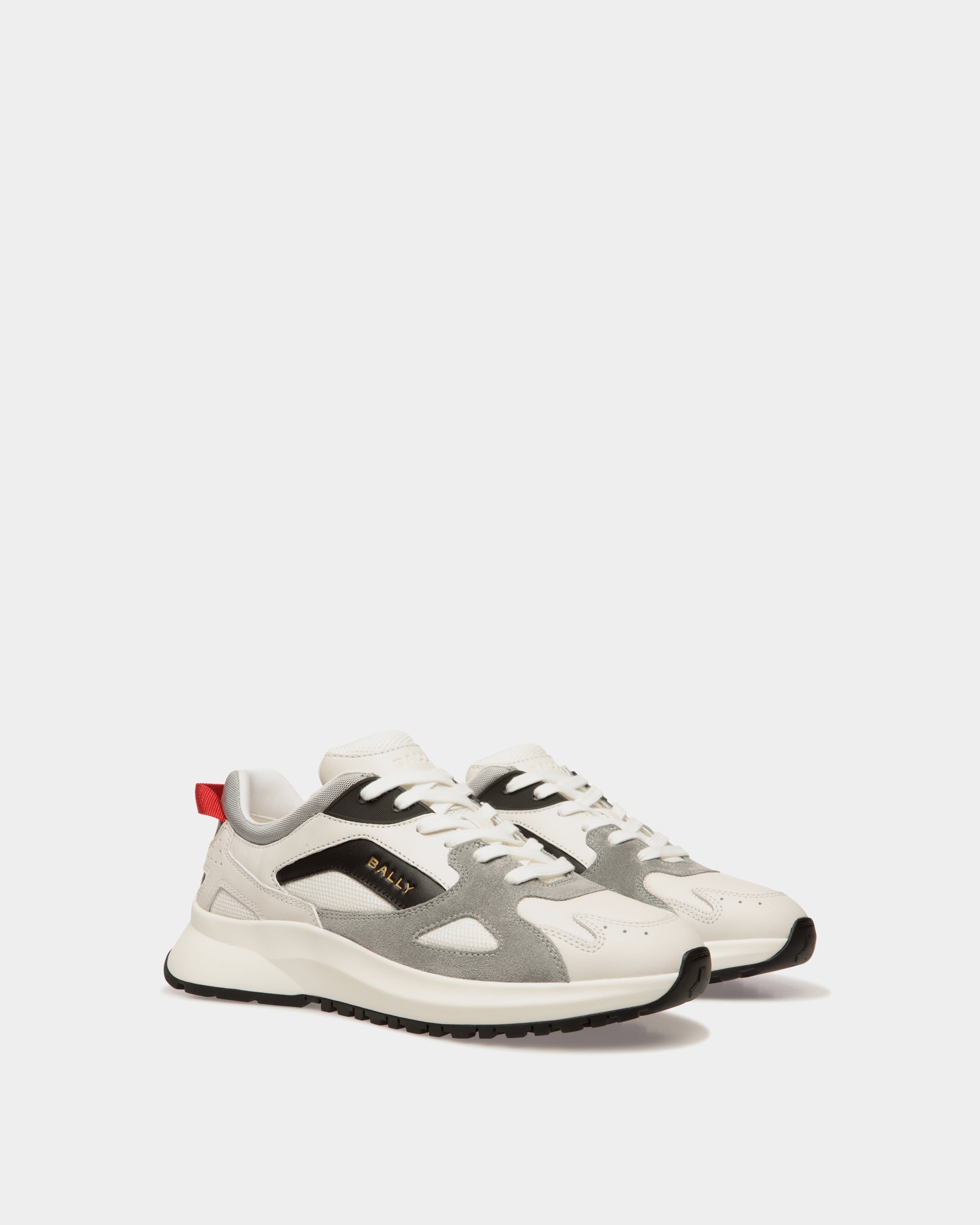 Bally Global - Outline Sneaker in Multicolor Leather and Nylon - Multicolor