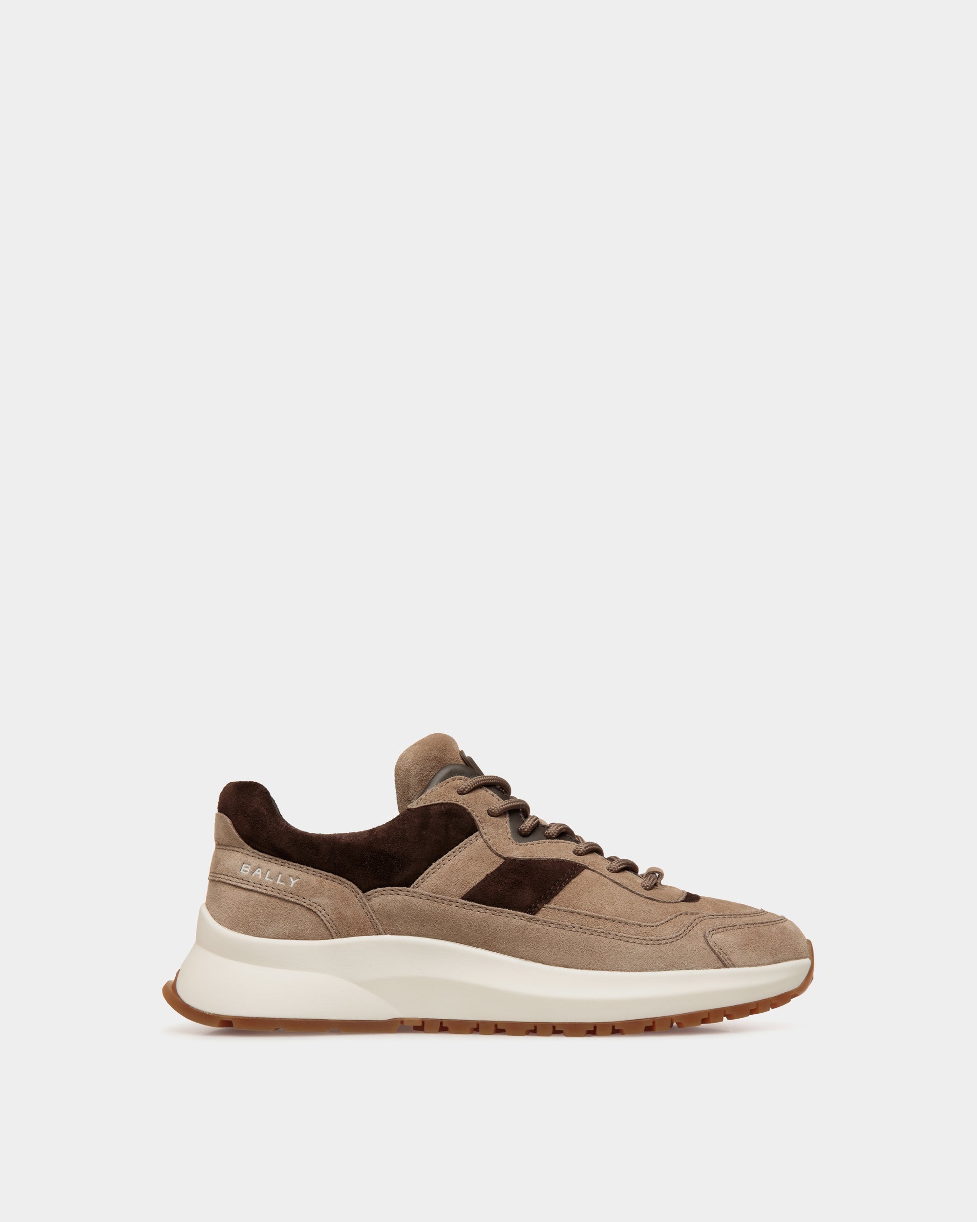 Bally Global - Zapatilla Outline De Ante Topo Y Ébano - Marrón