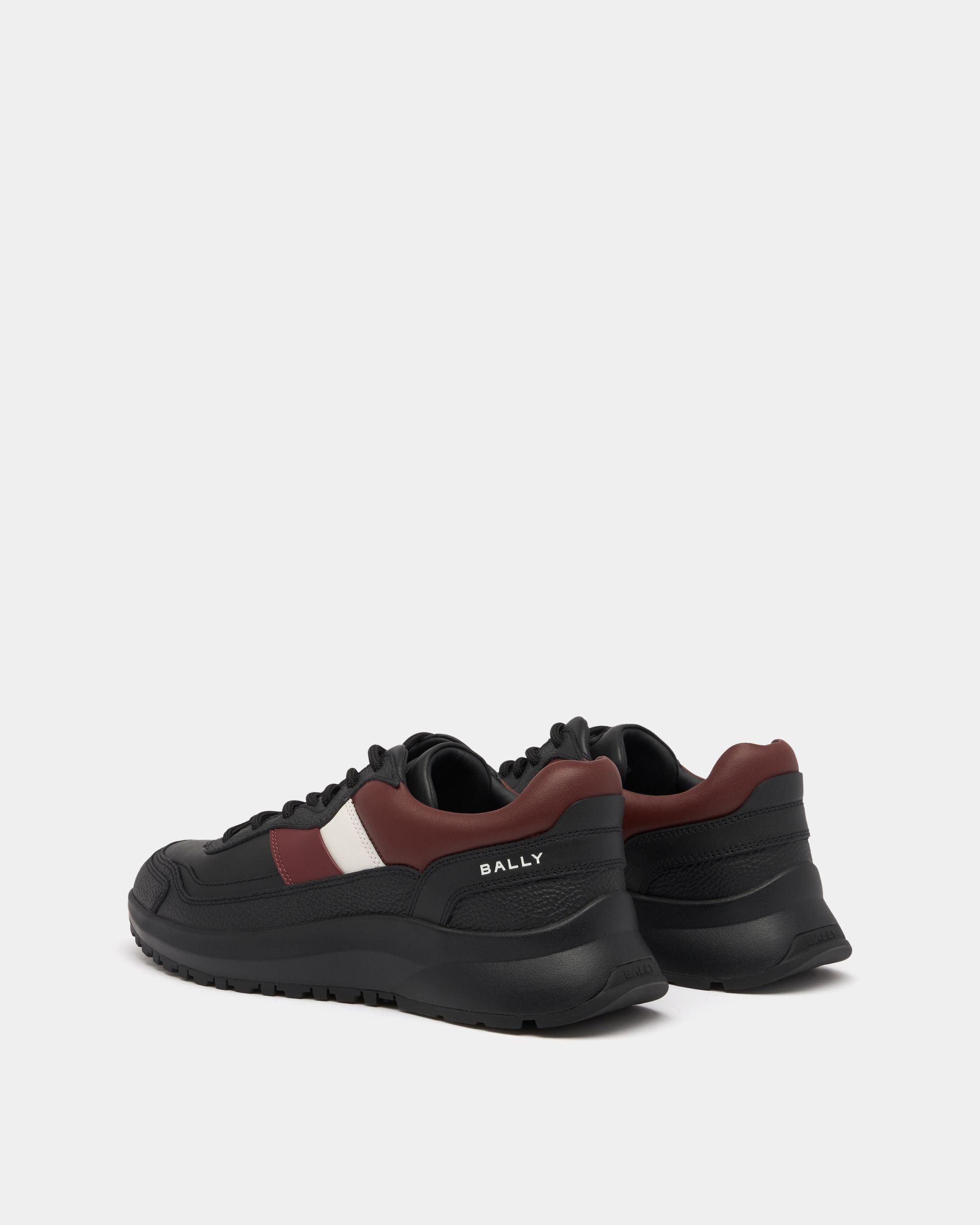 Bally Global - Outline Sneaker in Black Leather - Black