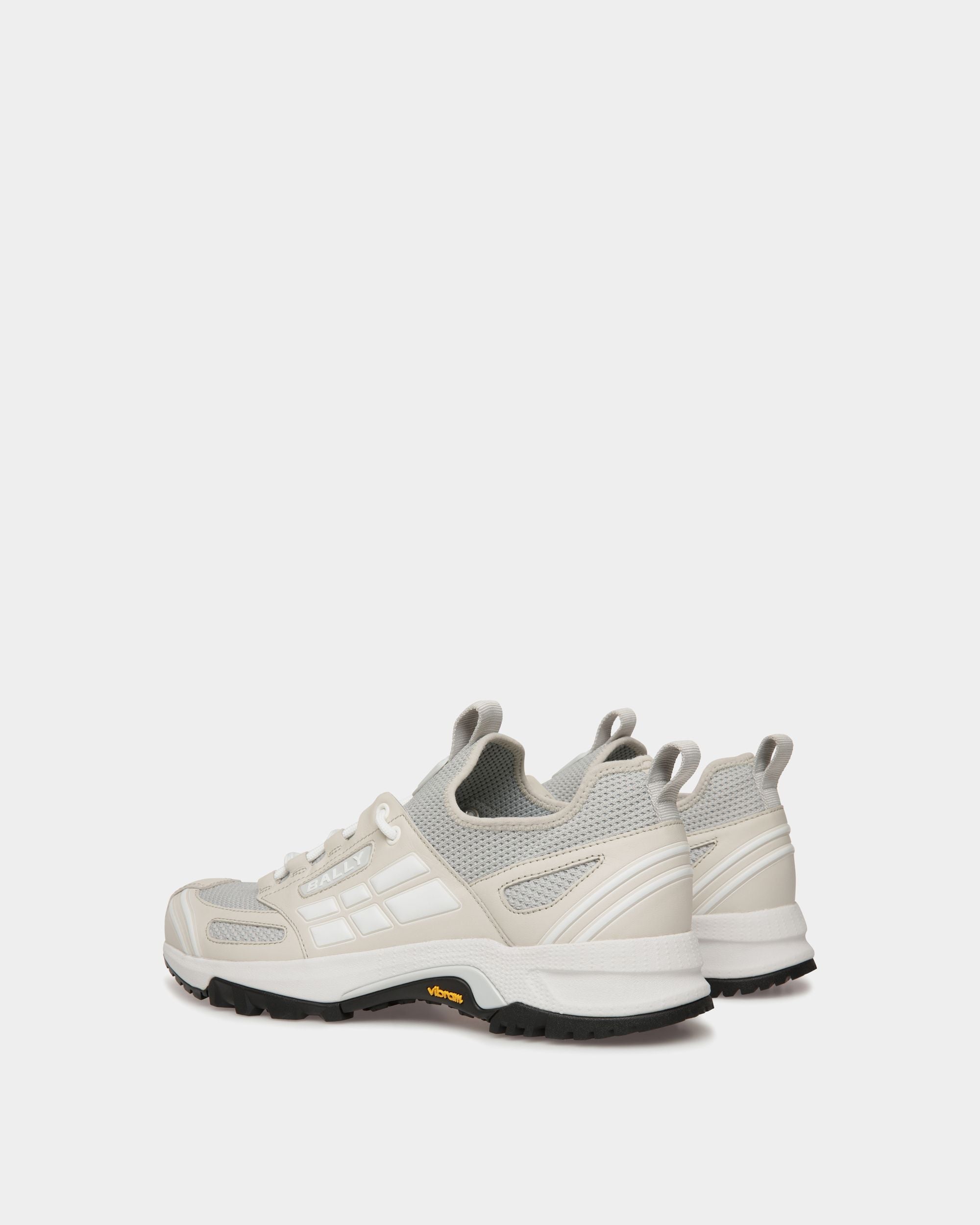 Bally Global - Faster Sneaker in Dusty White Knit - Blanc
