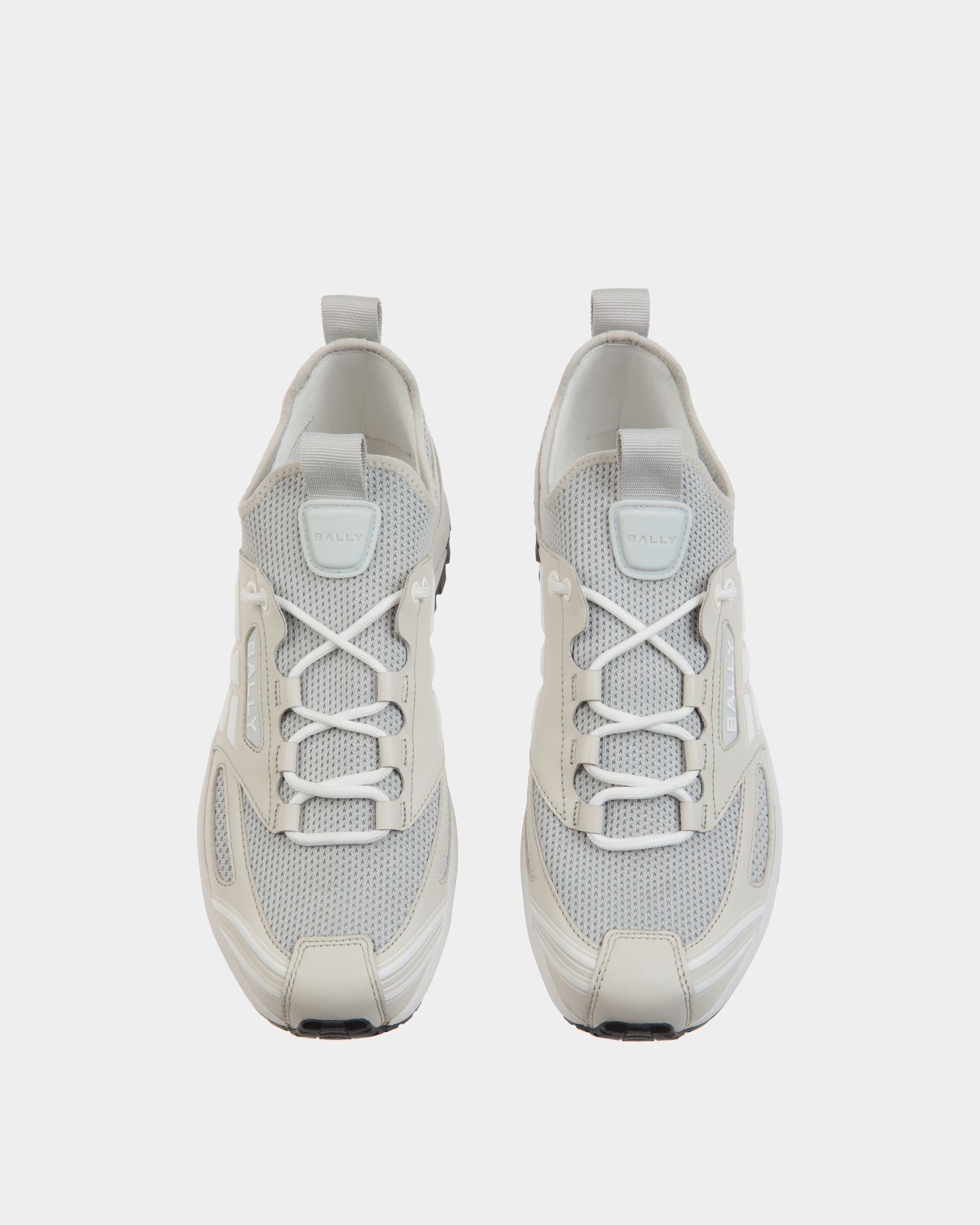 Bally Global - Faster Sneaker in Dusty White Knit - Blanc