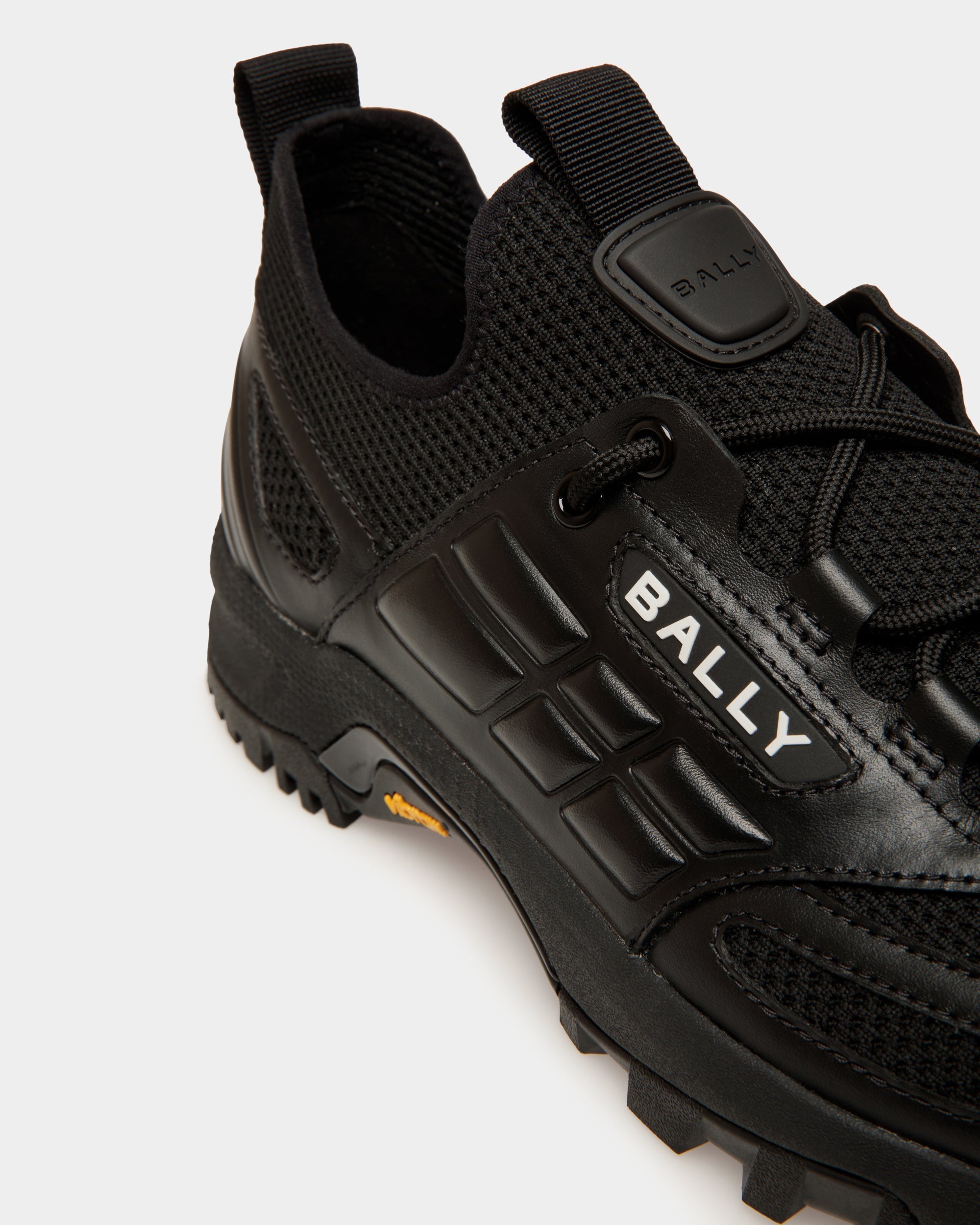 Bally Global - Sneaker Faster En Maille Noire - Noir