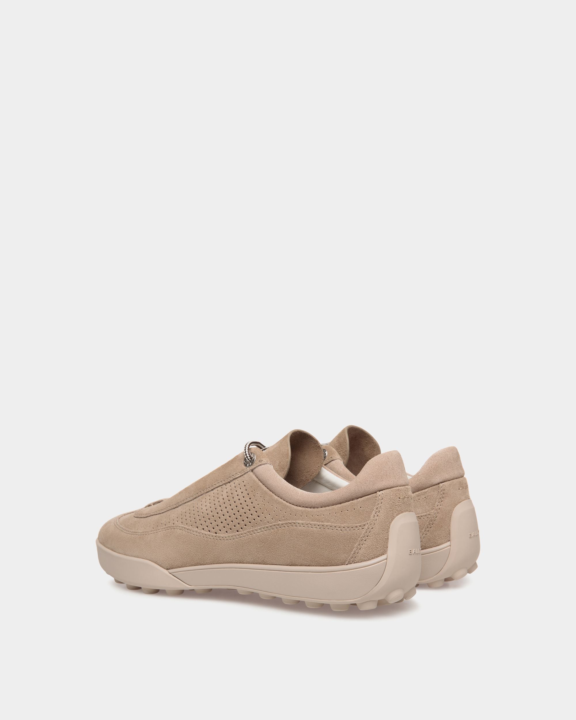 Bally Global - Manto Runner Sneaker in Light Beige Suede - Beige
