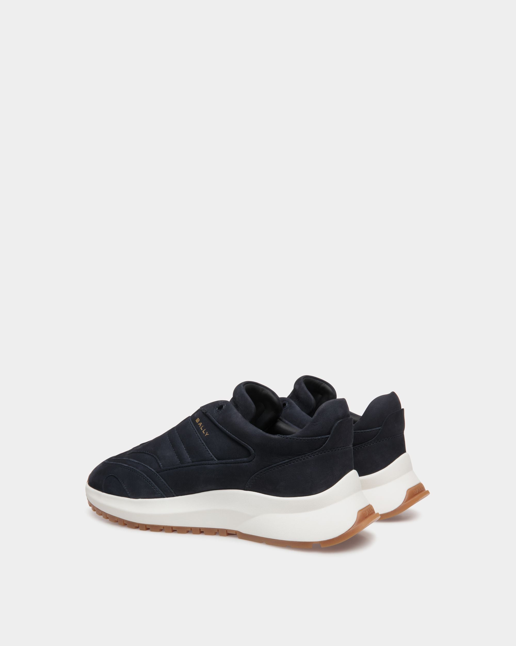 Bally Global - Outline Sneaker In Blue Leather - Blue