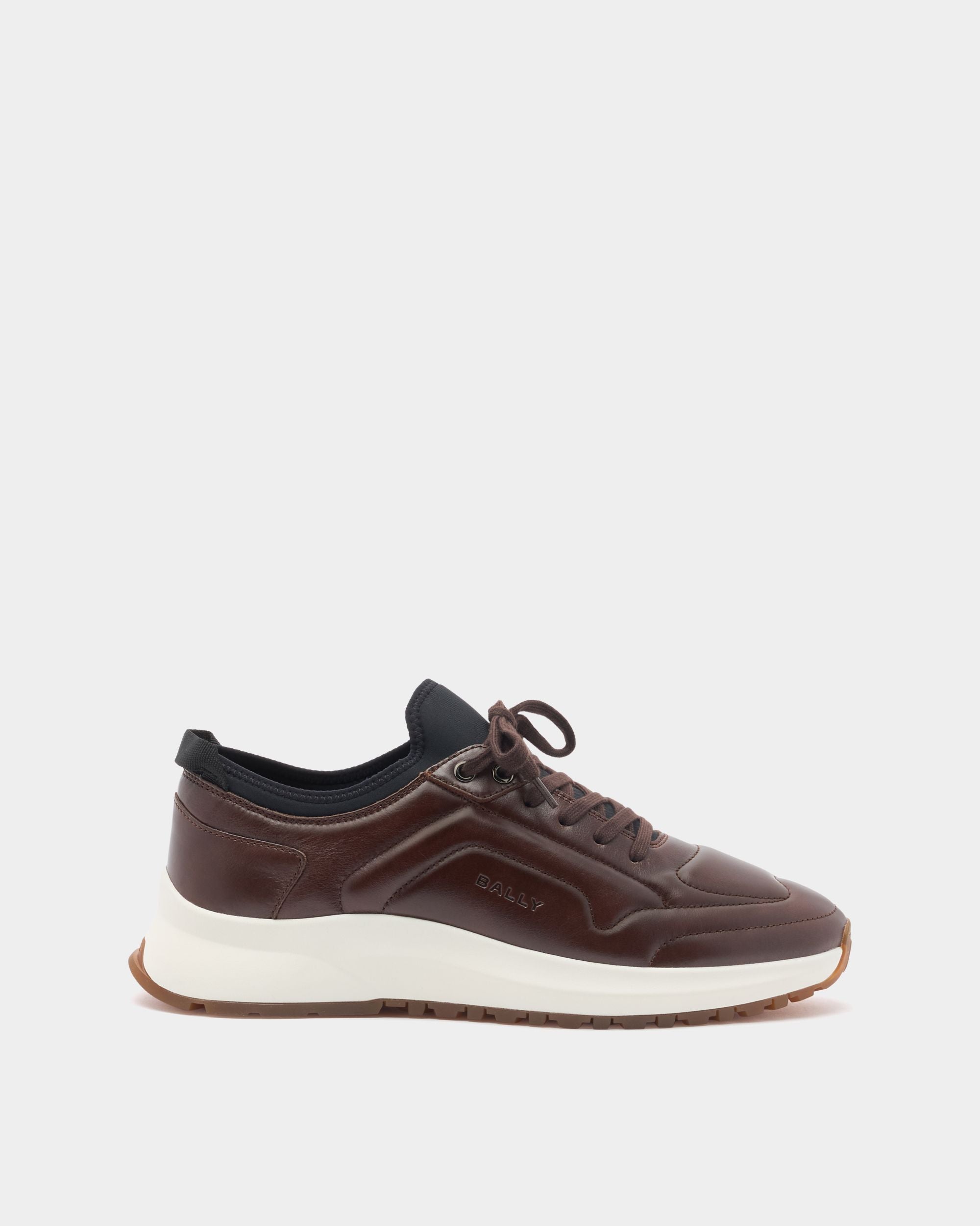 Bally Global - Sneaker Outline En Cuir Marron - Marron