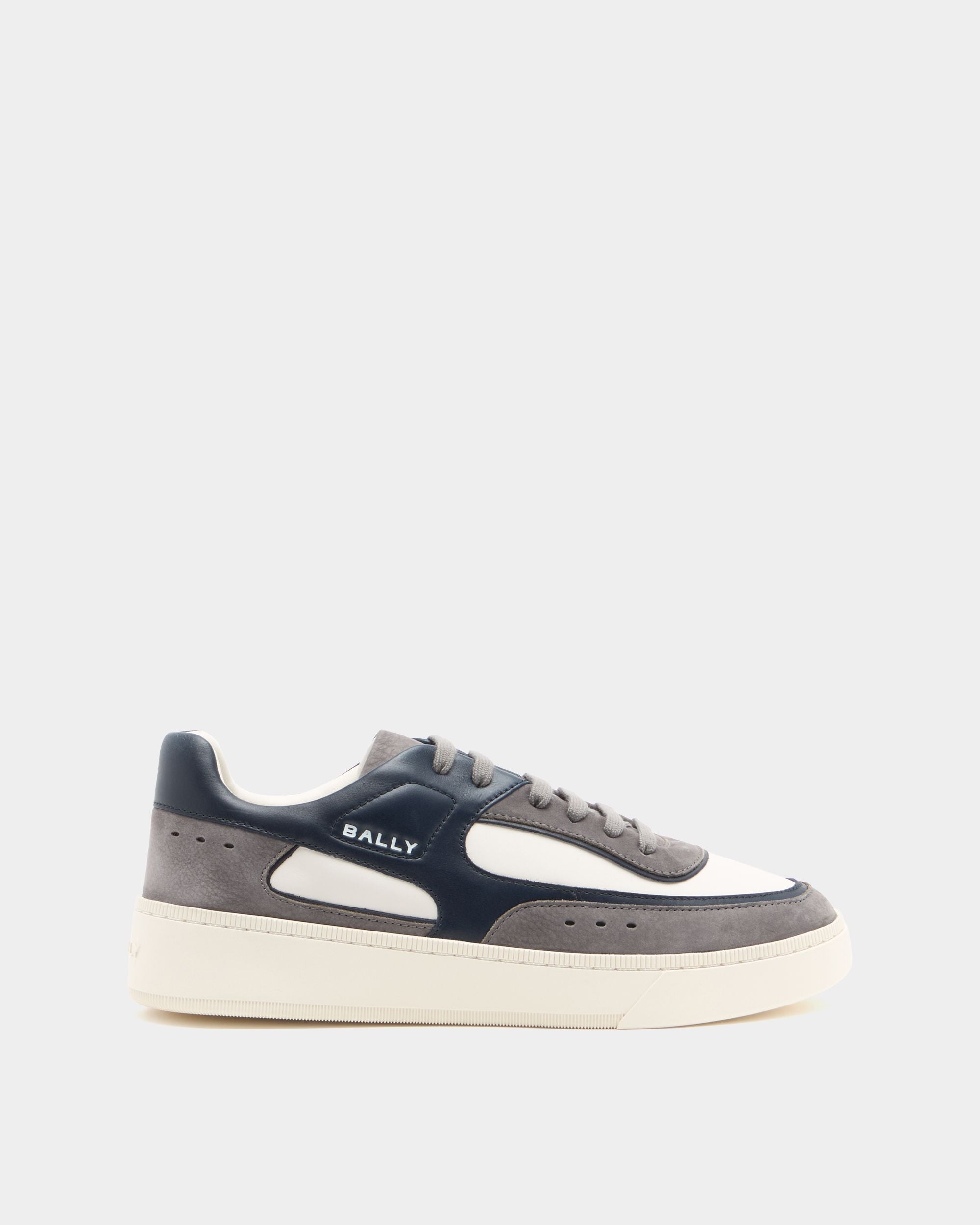 Bally Global - Zapatilla Raise De Piel Gris - Gris
